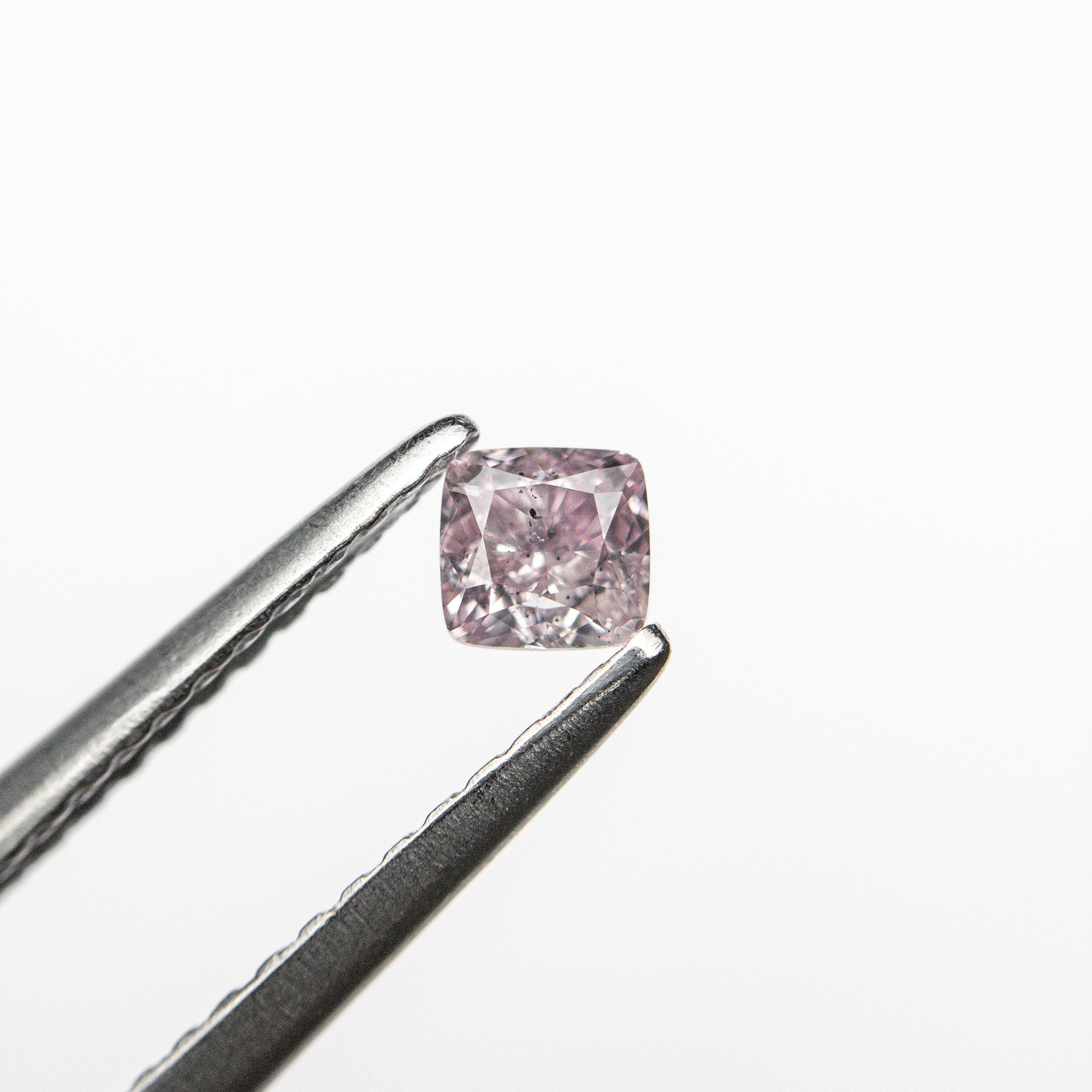 0.20ct 3.16x3.01x2.15mm GIA SI2 Fancy Purple-Pink Cushion Brilliant ๐ฆ๐บ 24098-01