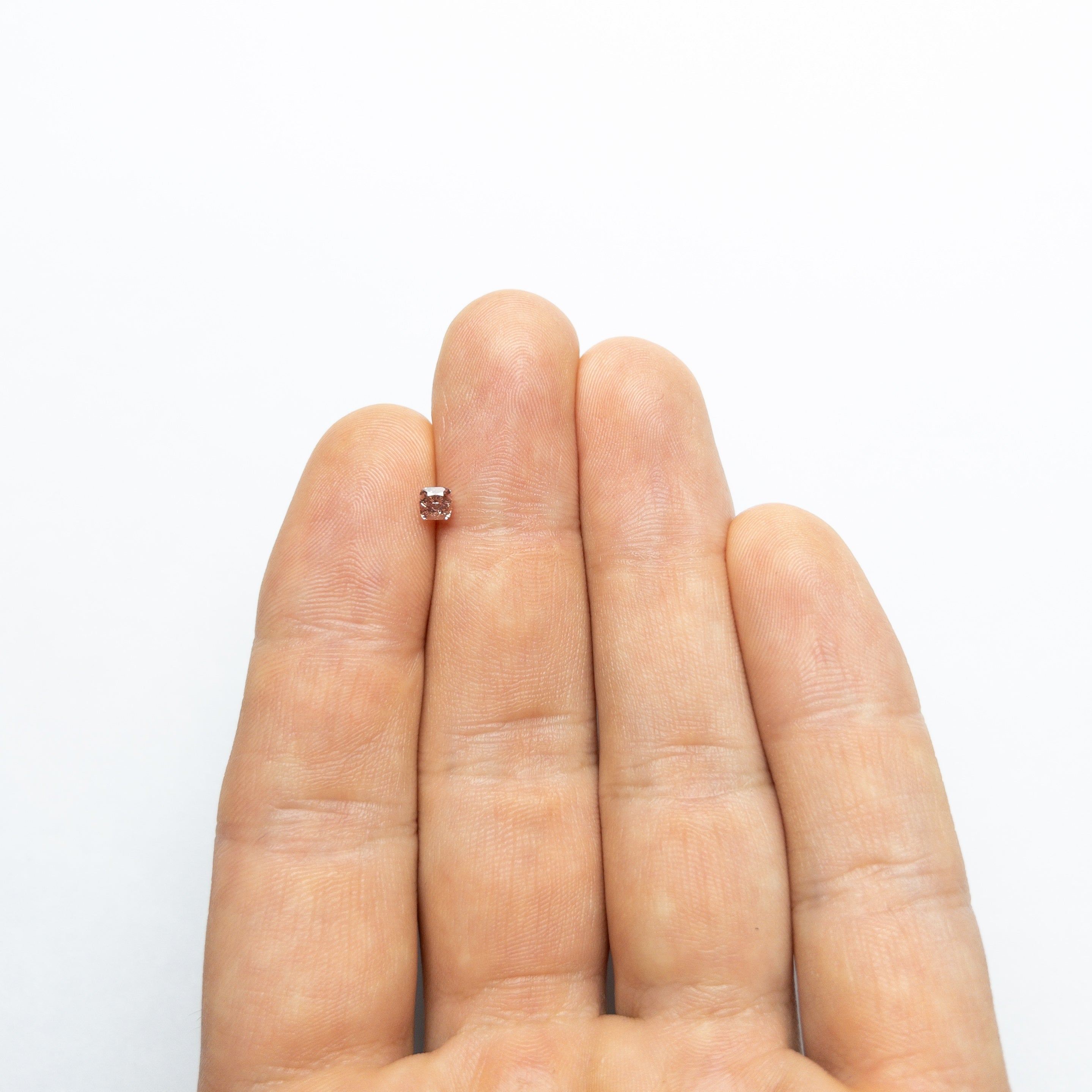 0.31ct 3.57x3.54x2.57mm GIA SI1 Fancy Deep Brownish Orangy Pink Cushion Brilliant ๐ฆ๐บ 24105-01