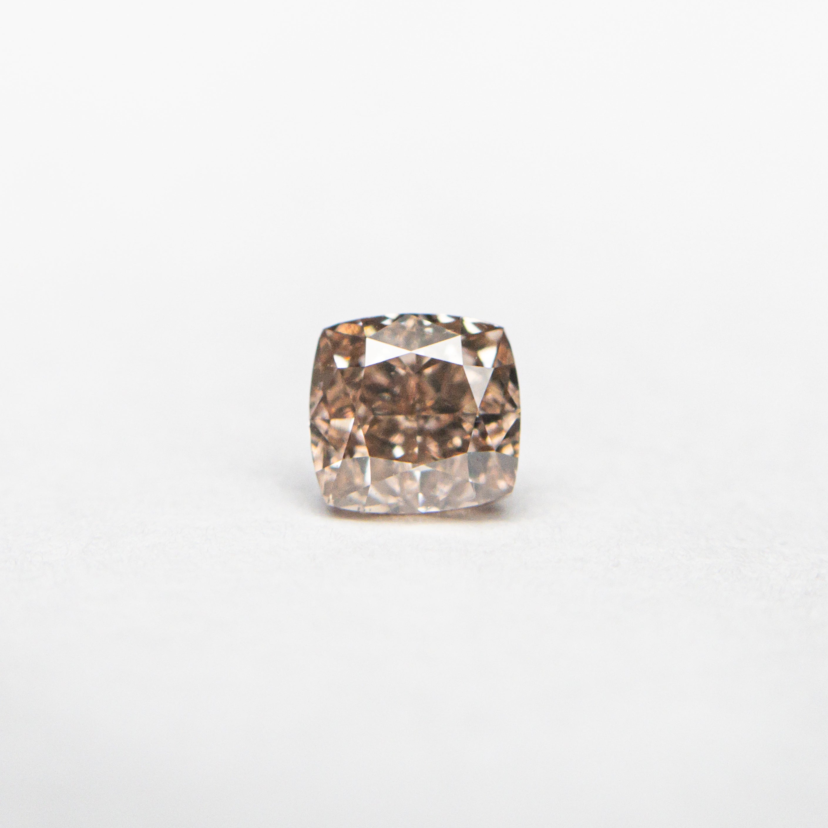 0.35ct 3.92x3.71x2.65mm GIA VS2 Fancy Brown-Pink Cushion Brilliant ๐ฆ๐บ 24124-01