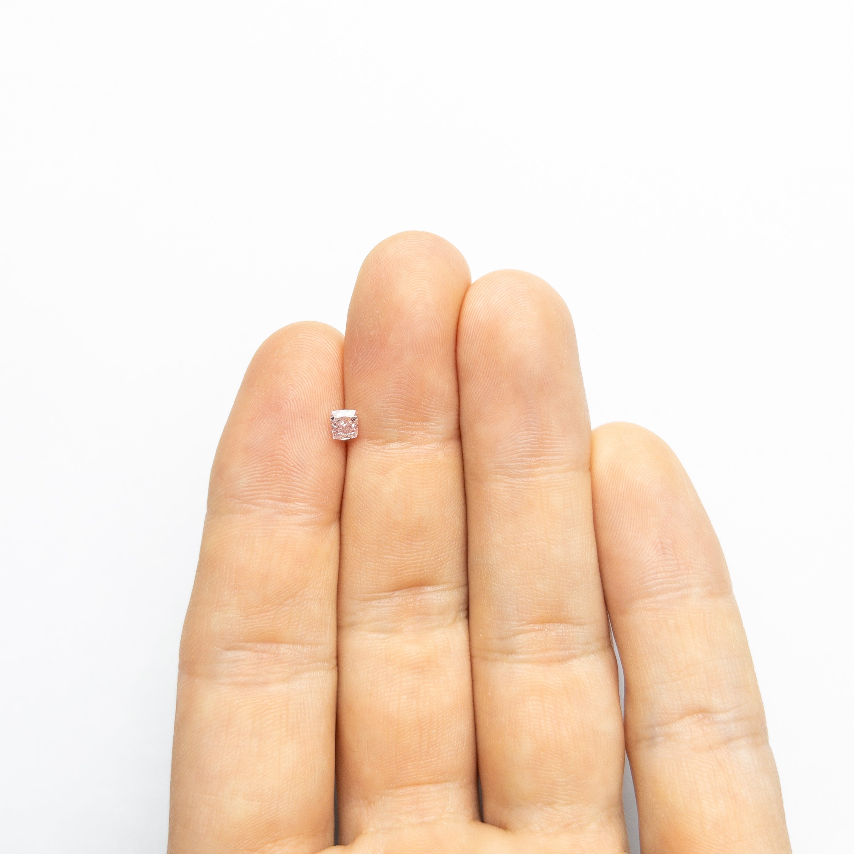 0.37ct 4.02x3.60x2.65mm GIA SI2 Fancy Pink Cushion Brilliant π¦πΊ 24141-01