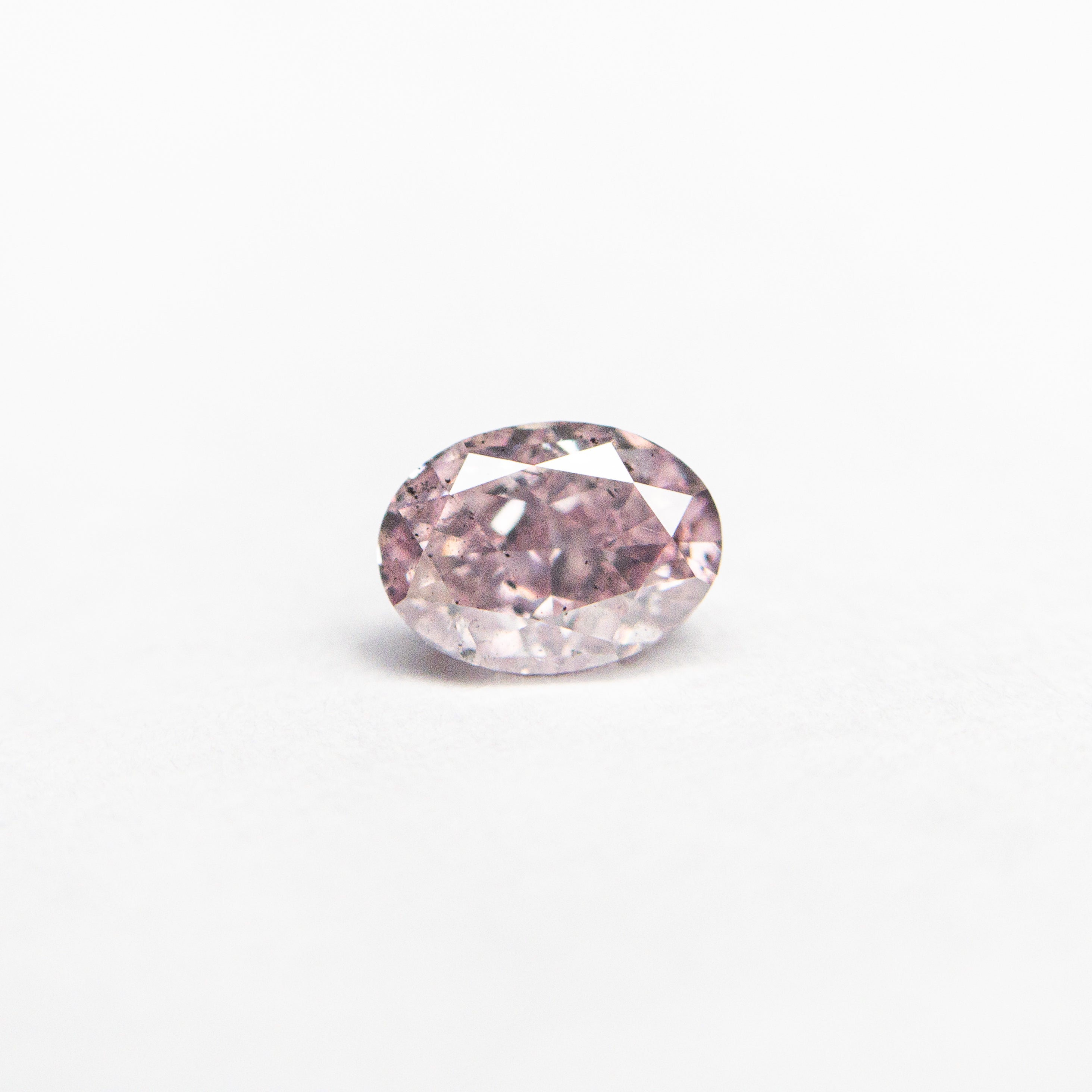 0.40ct 4.98x3.64x2.68mm GIA I1 Fancy Intense Purple-Pink Oval Brilliant ๐ฆ๐บ 24120-01