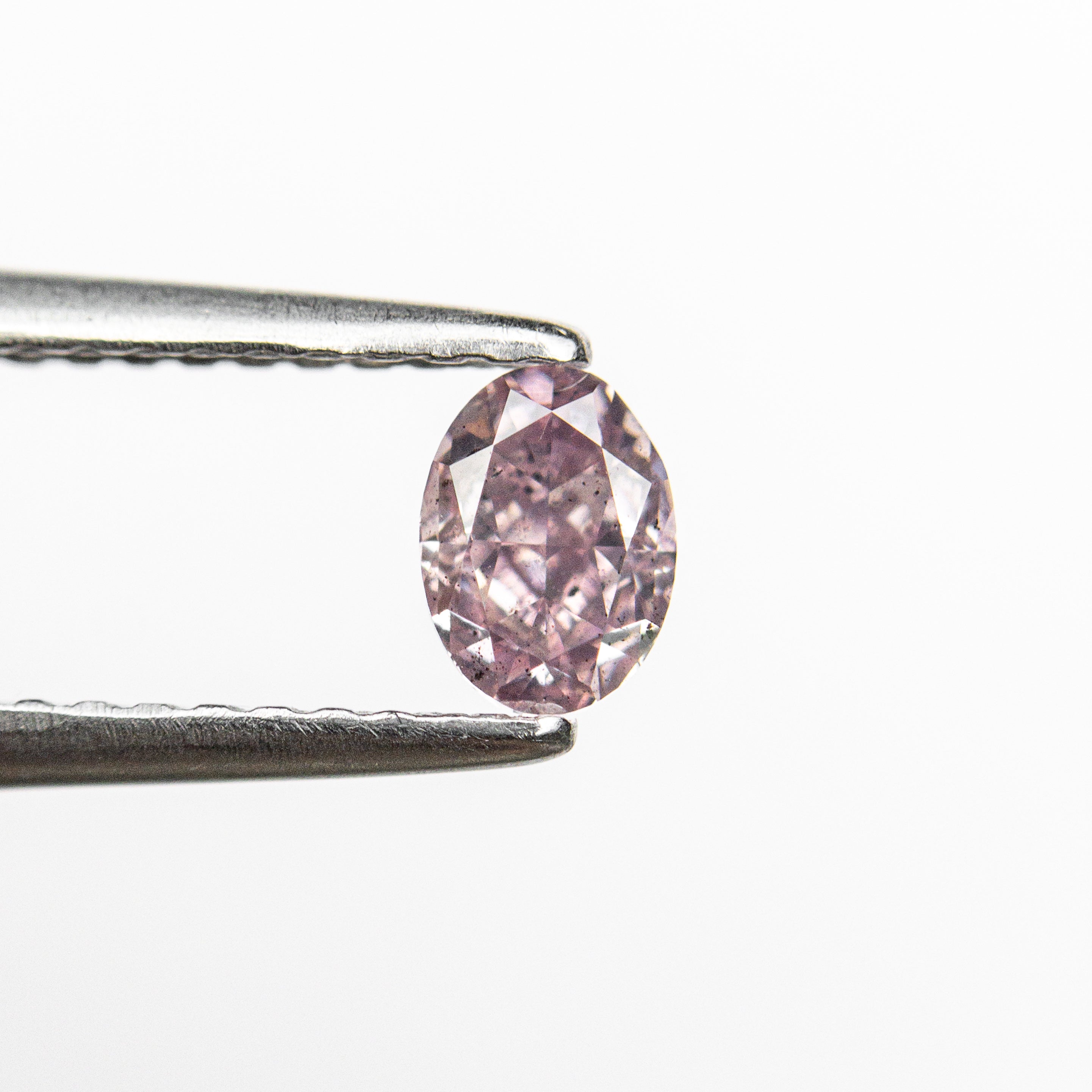 0.40ct 4.98x3.64x2.68mm GIA I1 Fancy Intense Purple-Pink Oval Brilliant ๐ฆ๐บ 24120-01