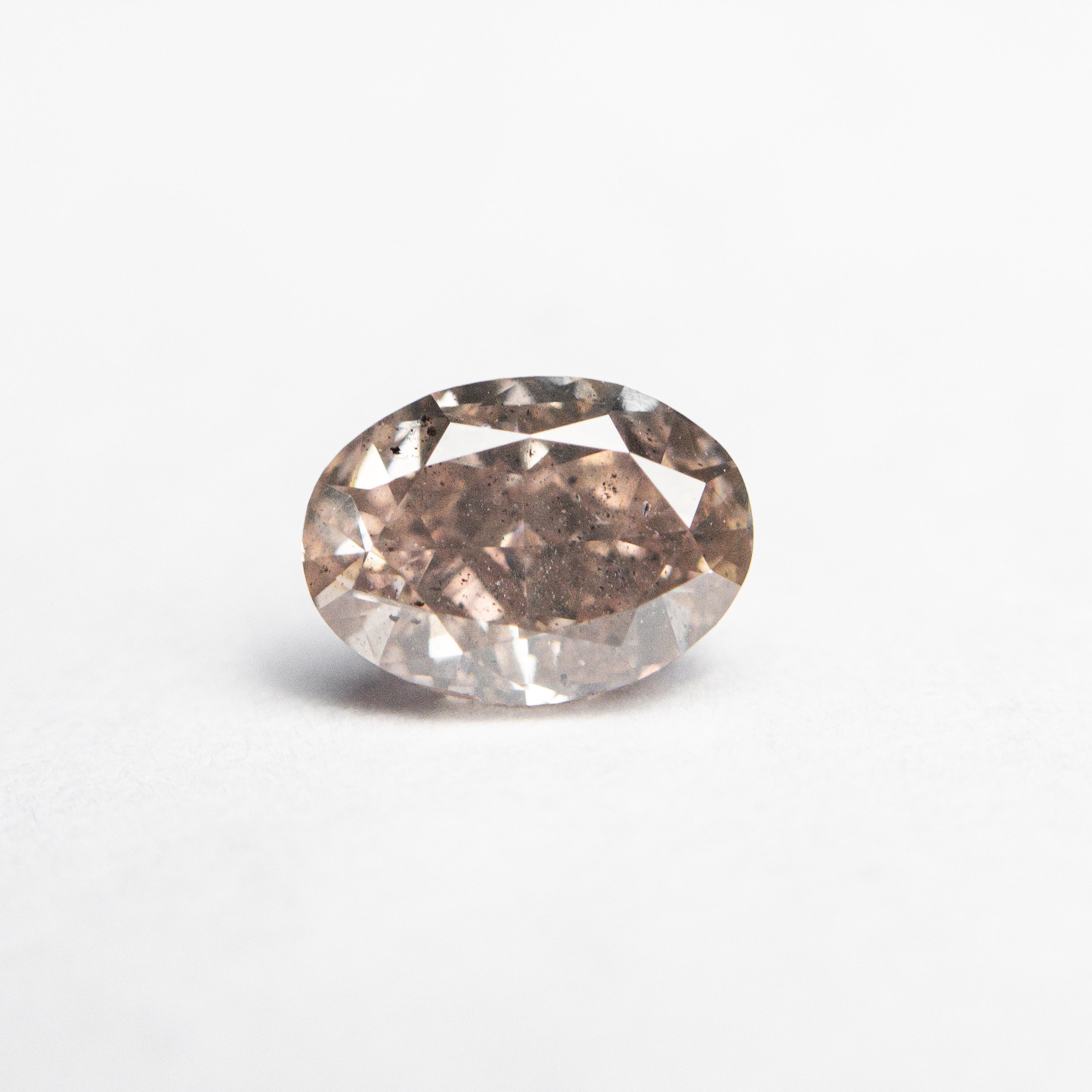 0.90ct 6.72x4.87x3.46mm GIA I1 Fancy Pink-Brown Oval Brilliant ๐ฆ๐บ 24092-01