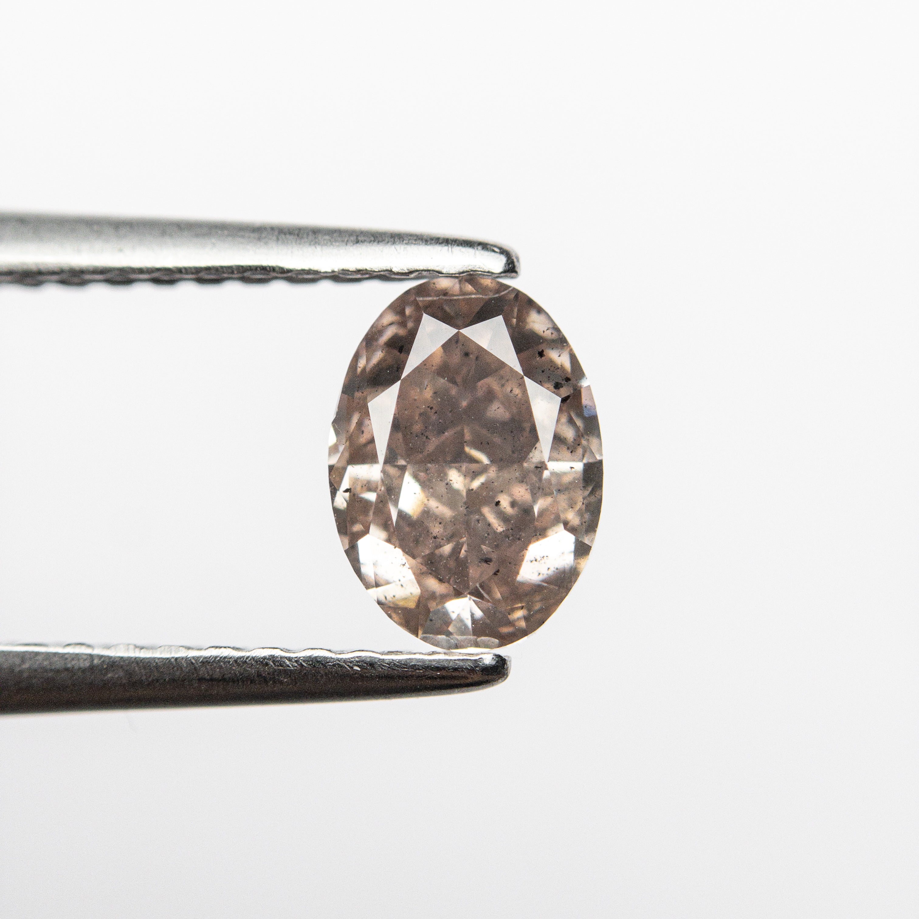 0.90ct 6.72x4.87x3.46mm GIA I1 Fancy Pink-Brown Oval Brilliant ๐ฆ๐บ 24092-01