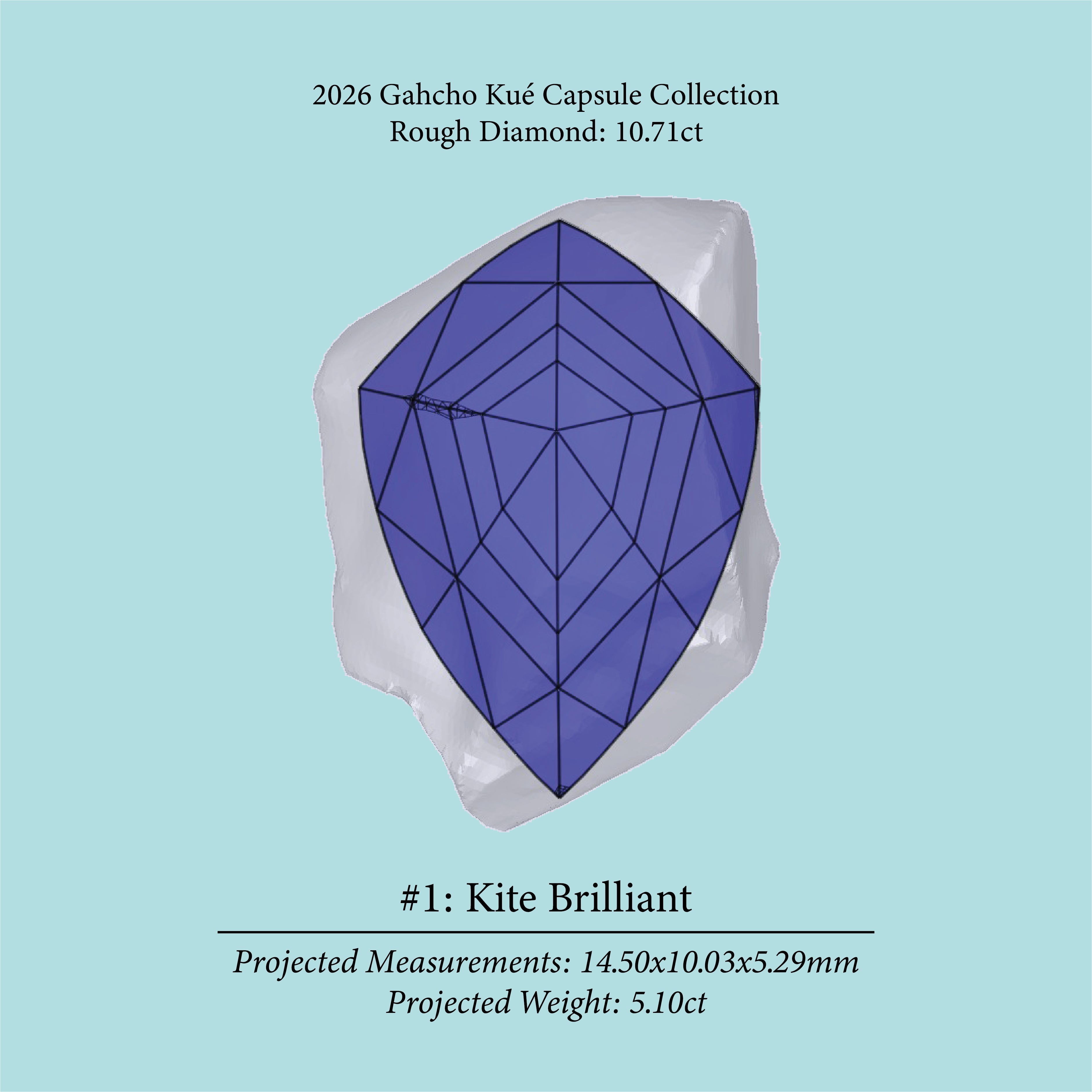 10.71ct VS1 C1 Pre-Cut Canadian Champagne Diamond 27933