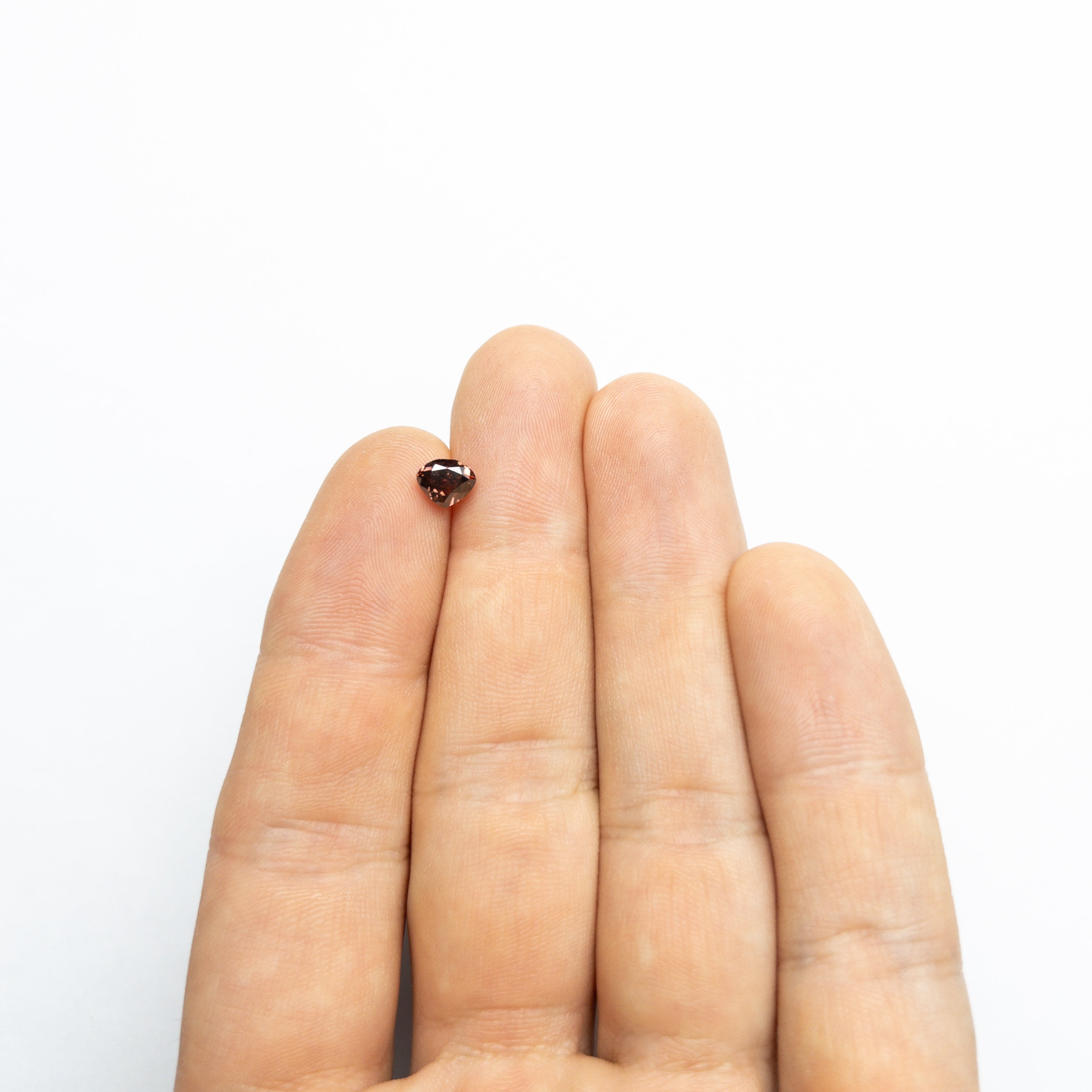 1.00ct 5.37x6.56x3.93mm GIA VS2 Fancy Deep Pink-Brown Heart Brilliant đŸ‡¦đŸ‡º 24116-01
