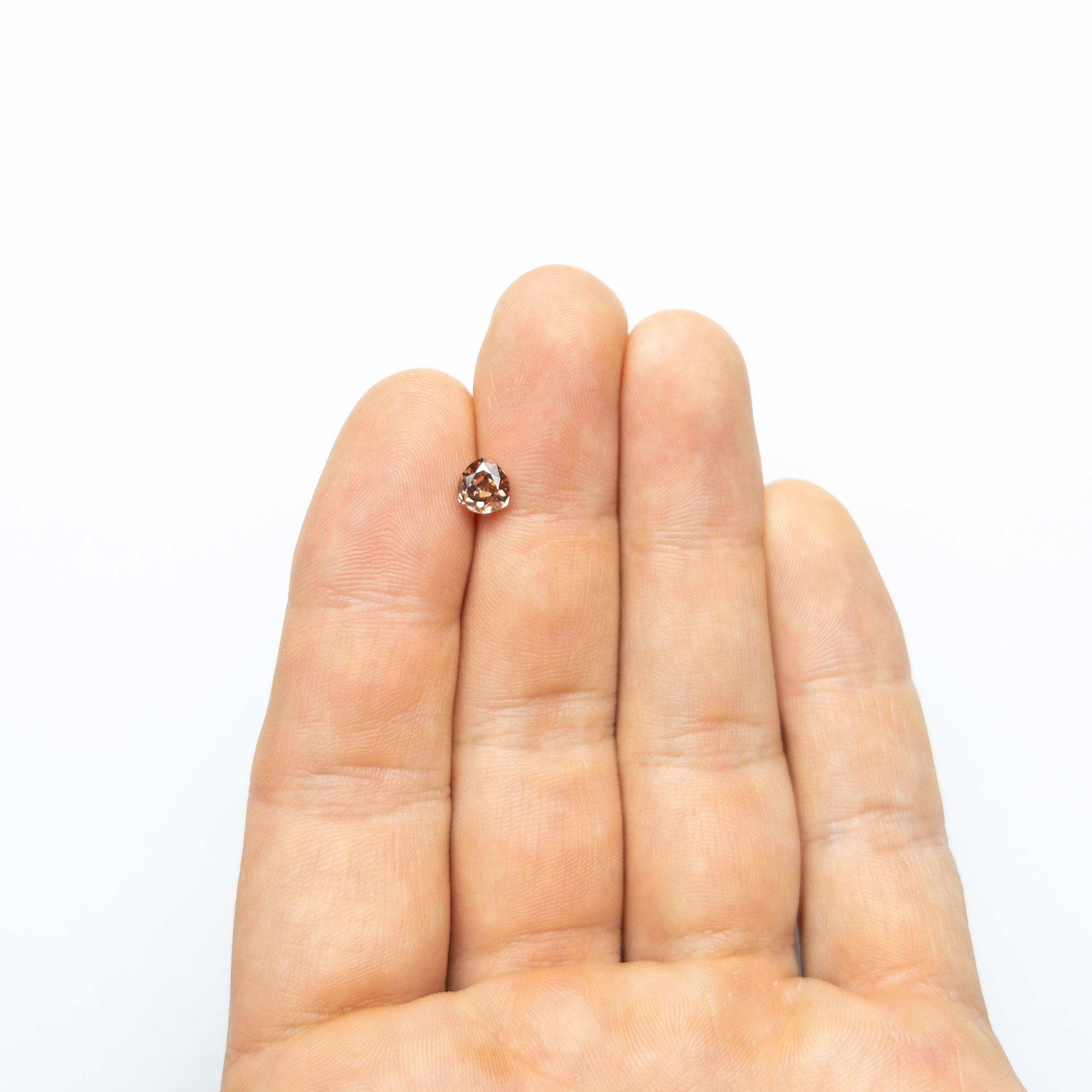 1.00ct 6.08x5.67x3.42mm GIA SI1 Fancy Deep Brown-Pink Trillion Brilliant ๐ฆ๐บ 24113-01