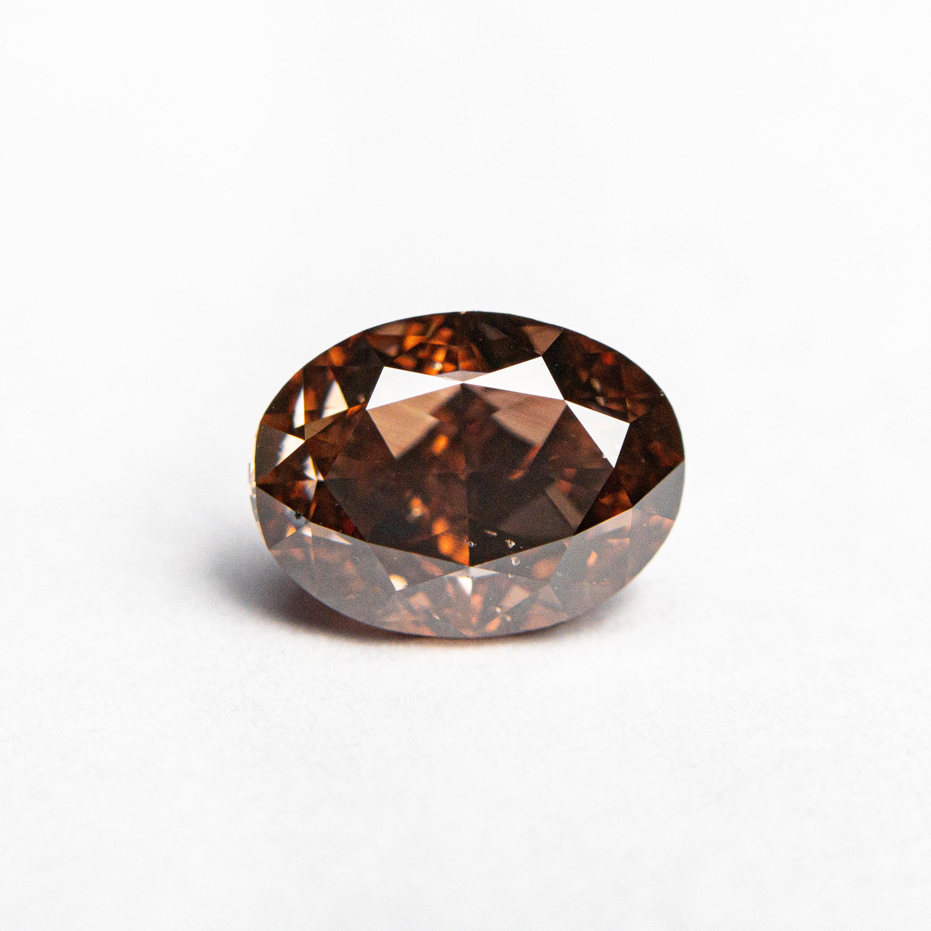 1.50ct 7.69x5.74x4.16mm GIA SI1 Fancy Deep Brown-Pink Oval Brilliant π¦πΊ 24161-01