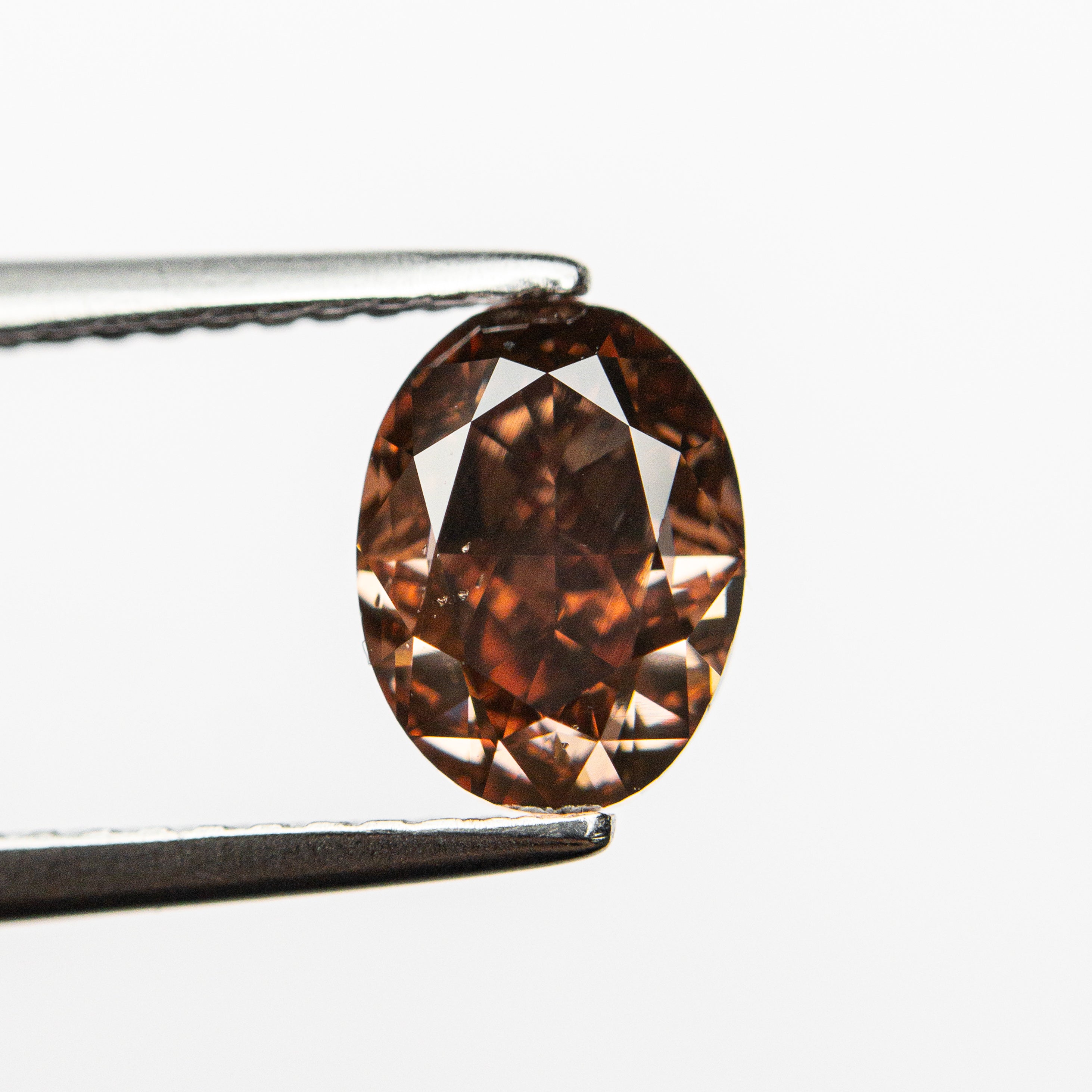 1.50ct 7.69x5.74x4.16mm GIA SI1 Fancy Deep Brown-Pink Oval Brilliant π¦πΊ 24161-01