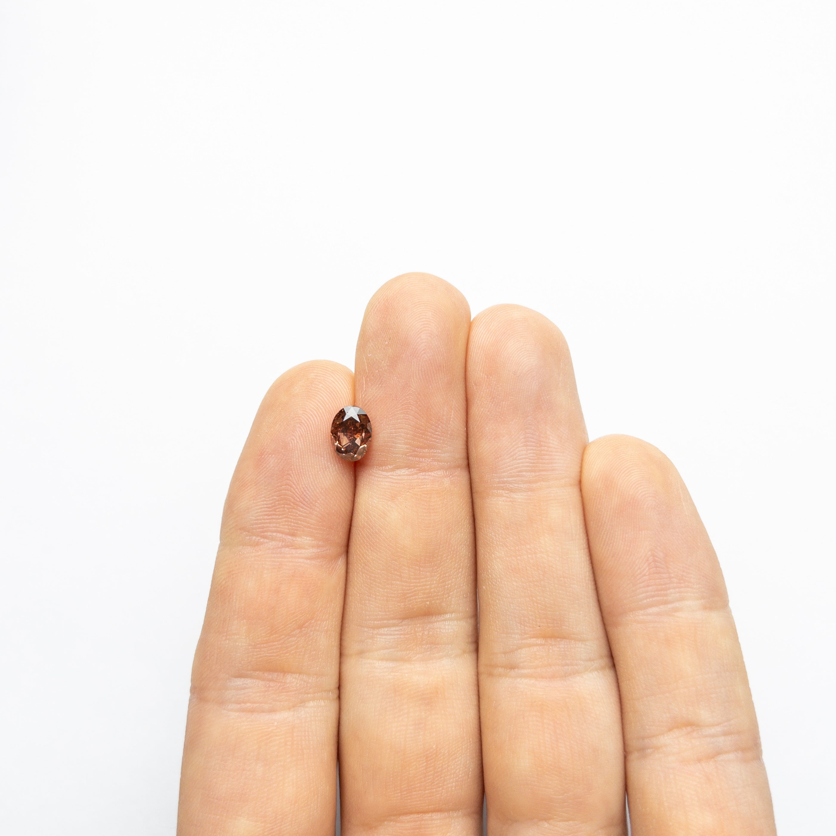 1.50ct 7.69x5.74x4.16mm GIA SI1 Fancy Deep Brown-Pink Oval Brilliant π¦πΊ 24161-01