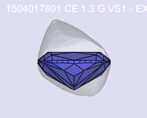 1.3 CMB G VS1 EX EX Canada CanadaMark GIA 6495529590 CM-414978