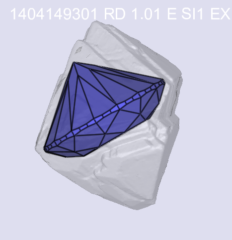1.01 BR E SI1 EX EX EX Canada CanadaMark GIA 1499542355 CM-421163 Diavik