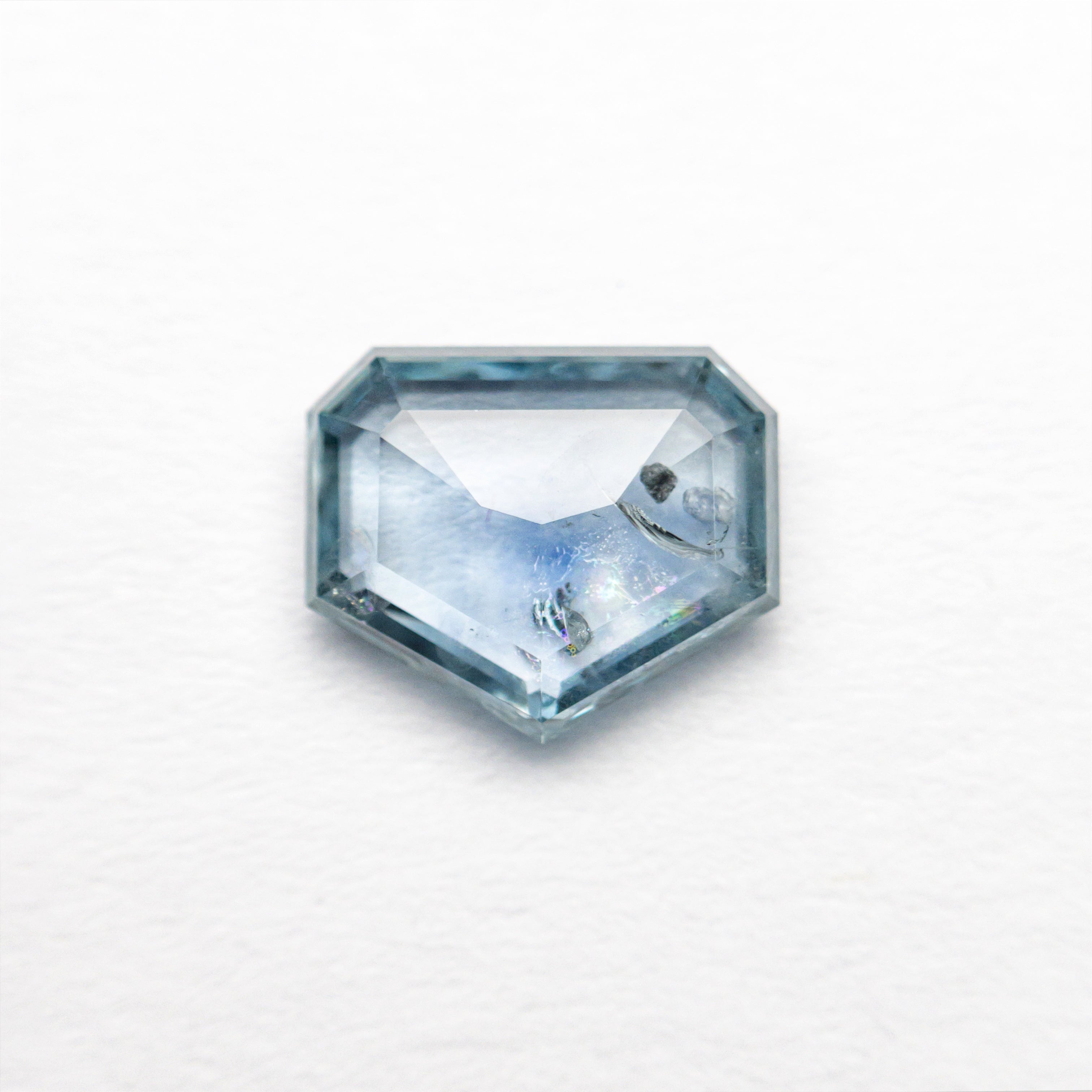 1.23ct 7.34x6.15x2.28mm Shield Rosecut Sapphire 22434-62