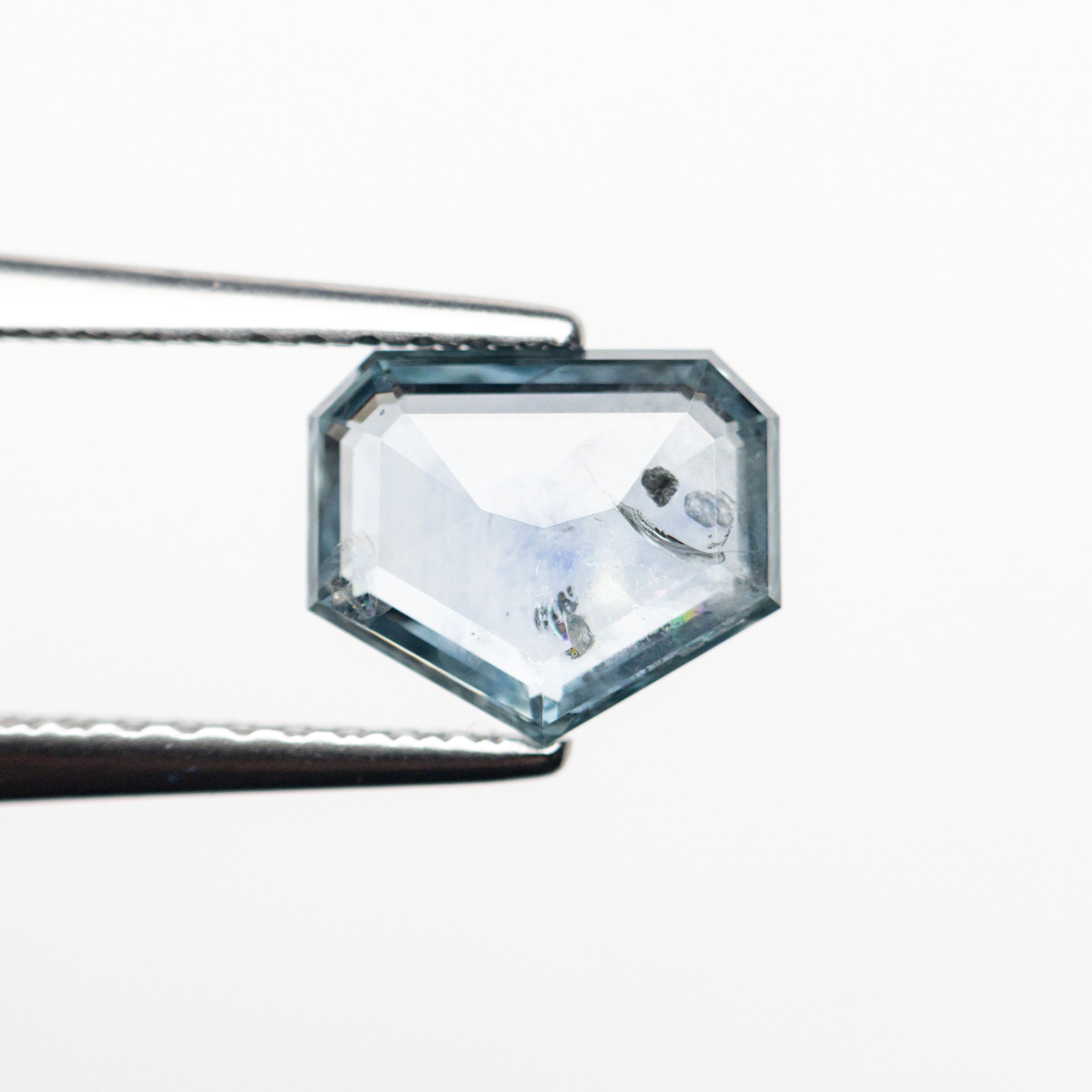 1.23ct 7.34x6.15x2.28mm Shield Rosecut Sapphire 22434-62