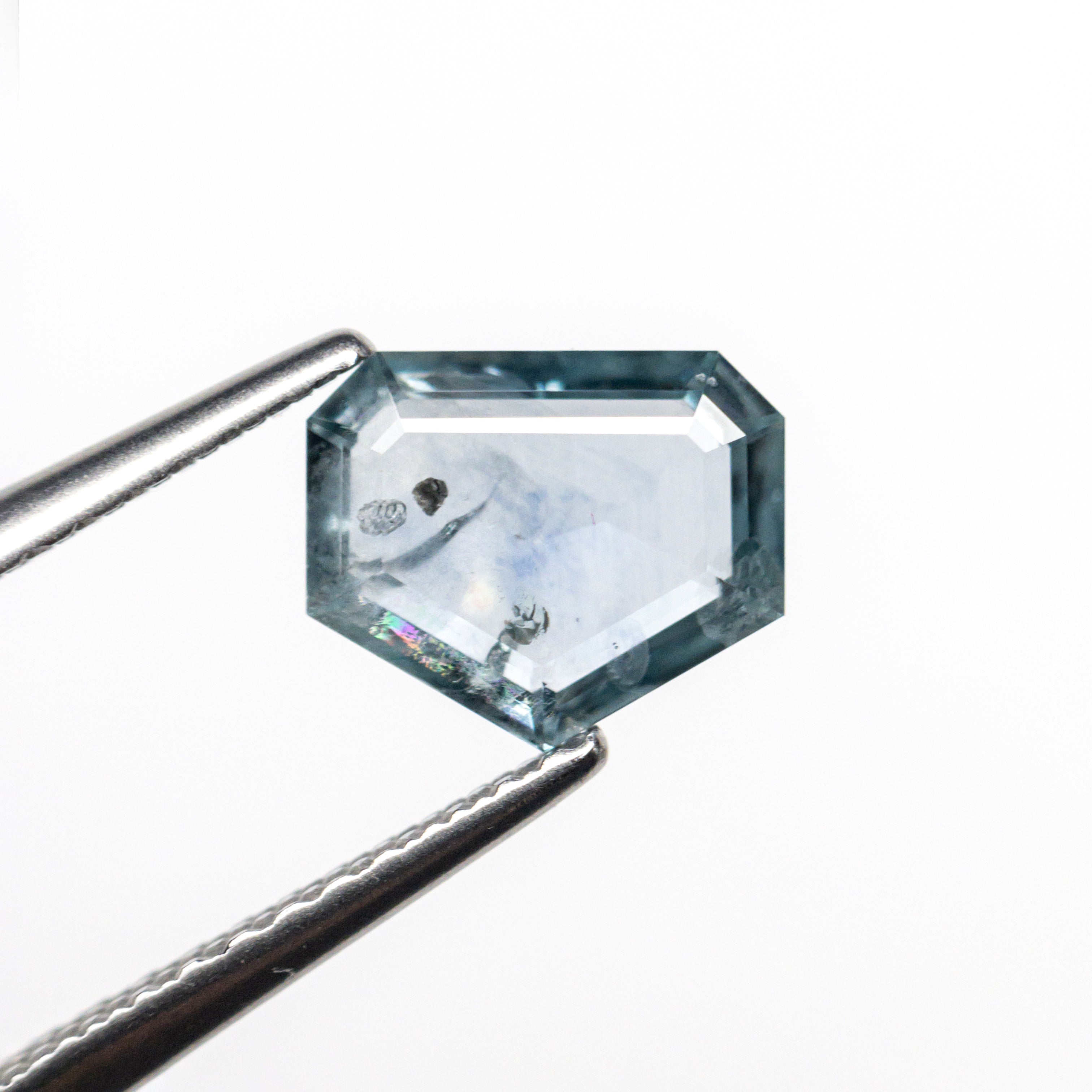 1.23ct 7.34x6.15x2.28mm Shield Rosecut Sapphire 22434-62