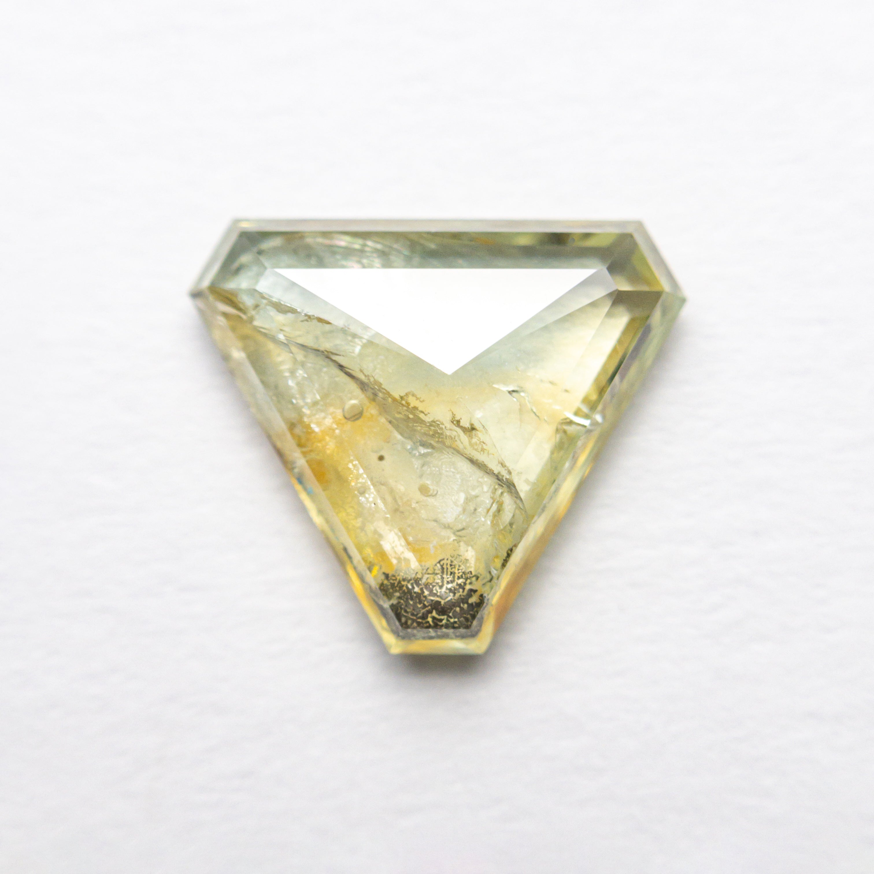 1.99ct 8.35x9.64x2.72mm Cut Corner Triangle Rosecut Sapphire 22434-77