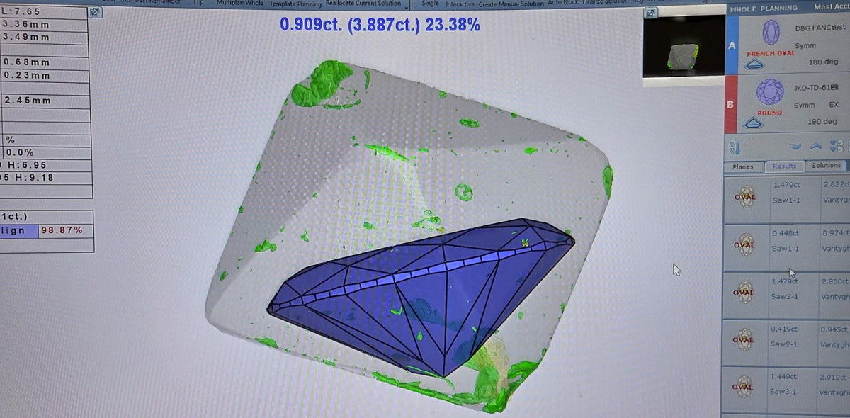 0.90 OV F VVS1 EX EX Canada GIA 6541789324 Diamond Origin Report Canada