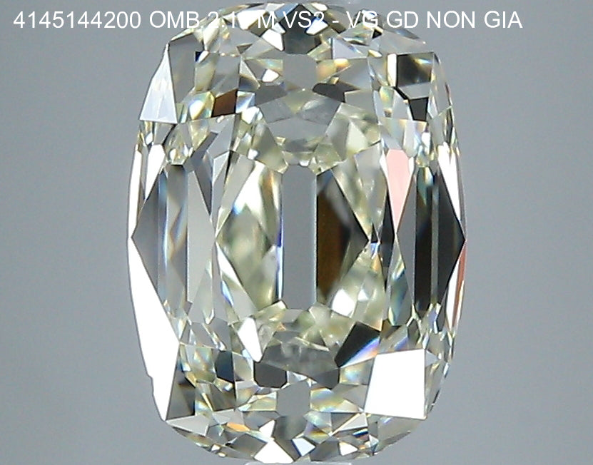 2.11 Old Mine Brilliant M VS2 VG G Namibia Tracr GIA 1232881051