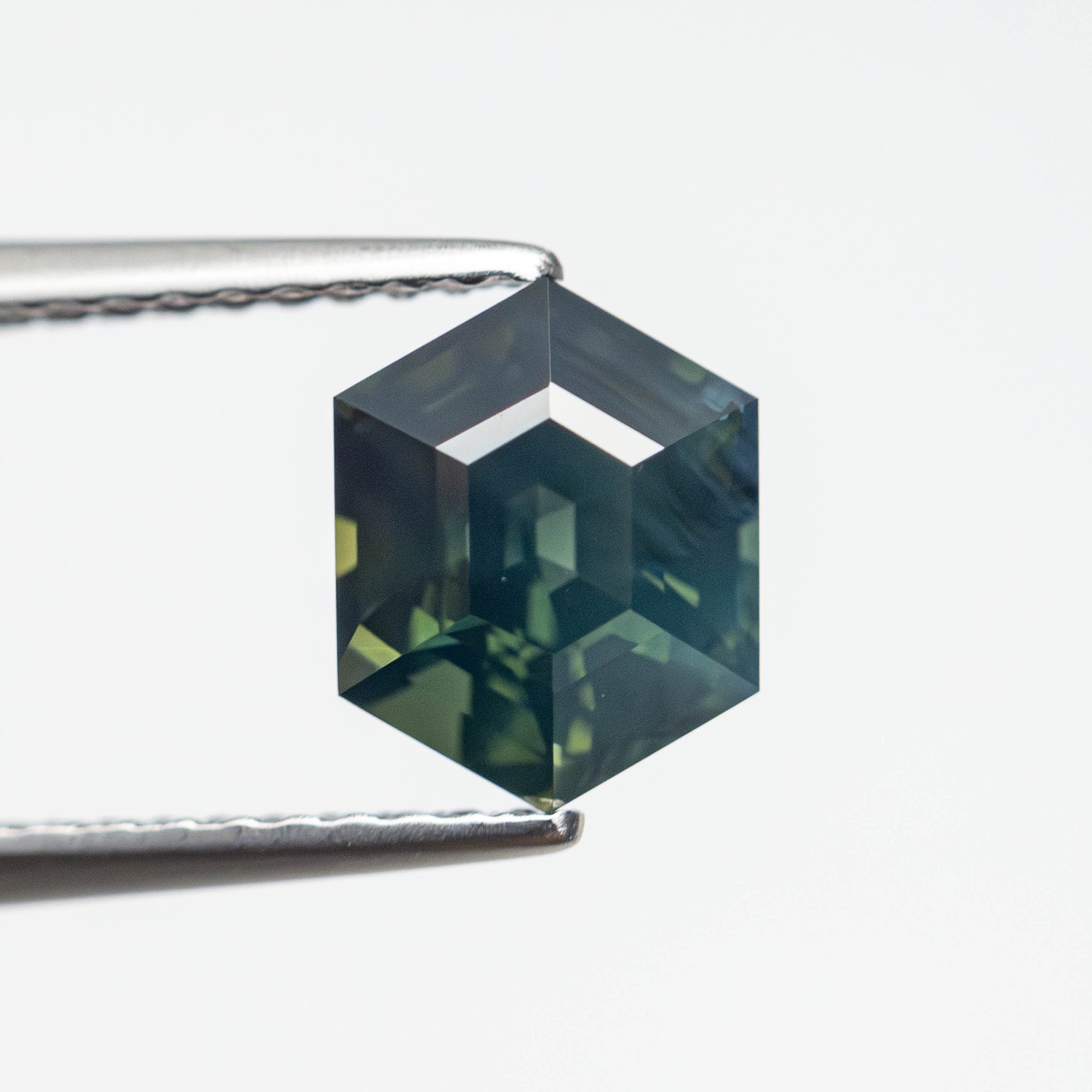 1.79ct 7.76x6.15x4.95mm Hexagon Step Cut Sapphire 23814-01