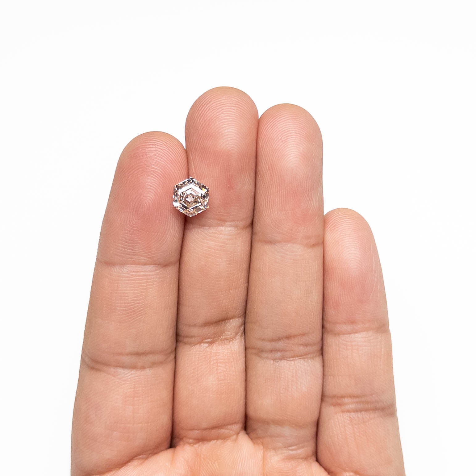 2.07ct 8.18x7.02x4.88mm VVS2 O-P Hexagon Step Cut π¨π¦ 24993-01