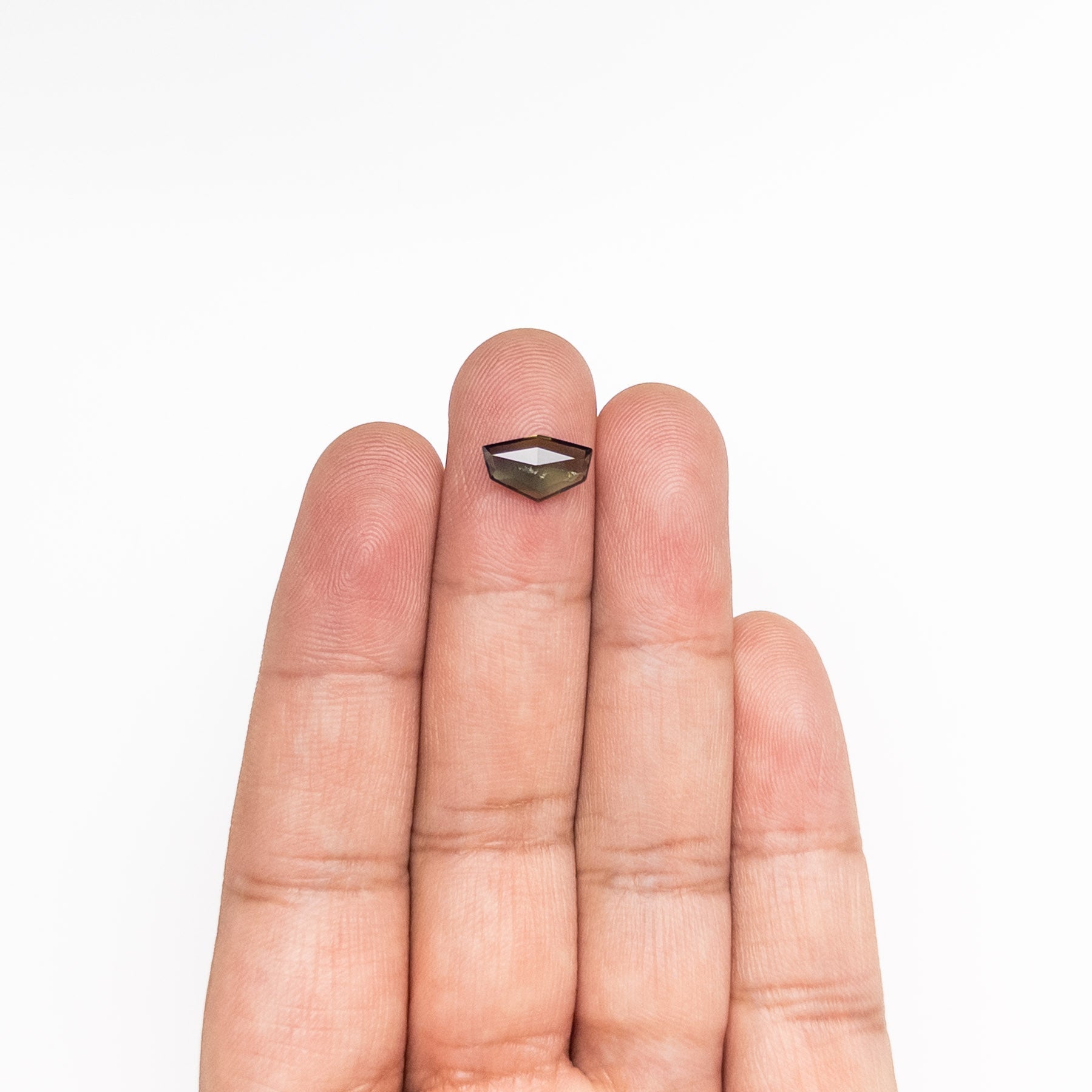 1.55ct 10.92x6.58x2.25mm Shield Rosecut Sapphire 26327-25