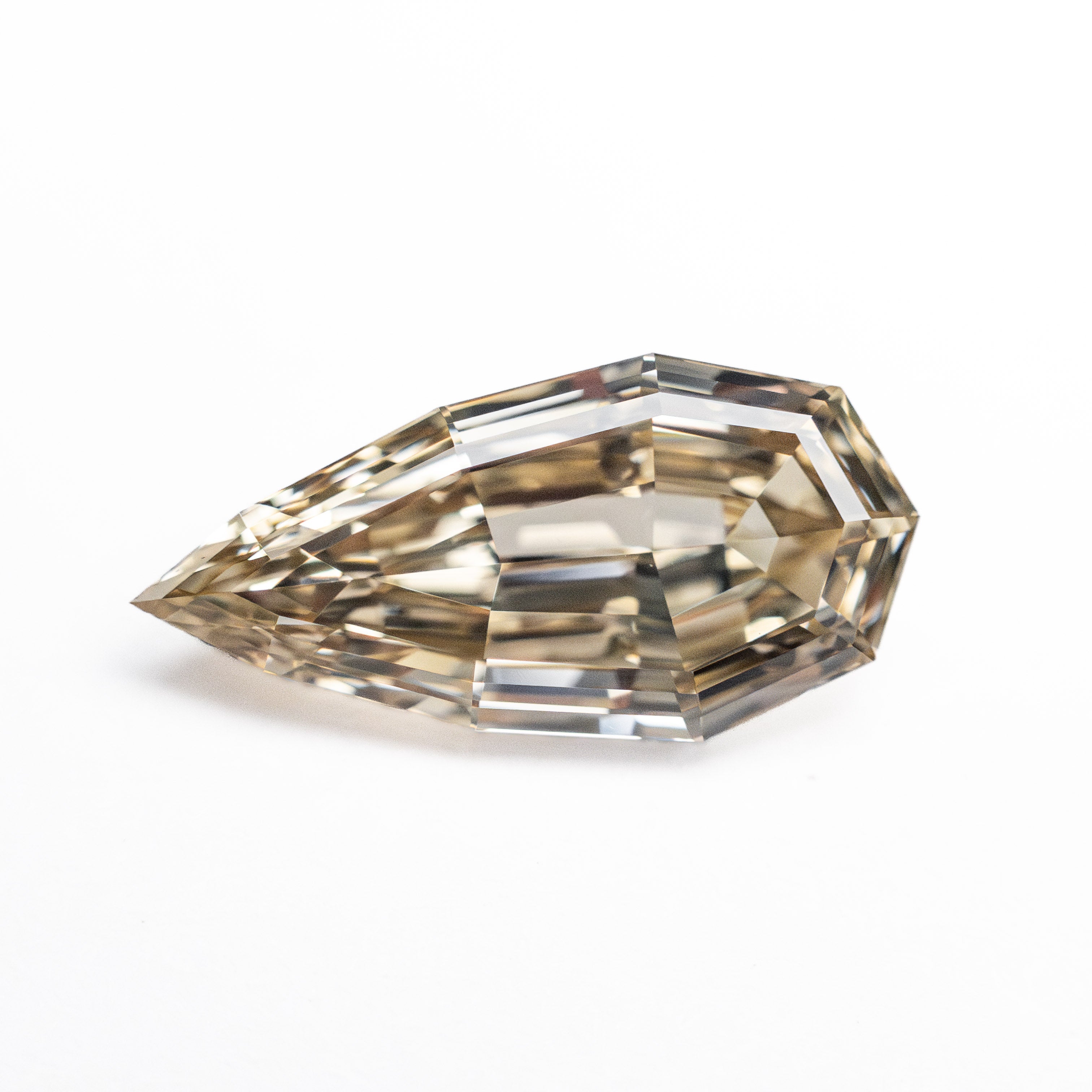 1.52ct 12.20x6.02x3.05mm GIA VS1 Fancy Brown Geo Pear Step Cut πΏπ¦ 26601-01