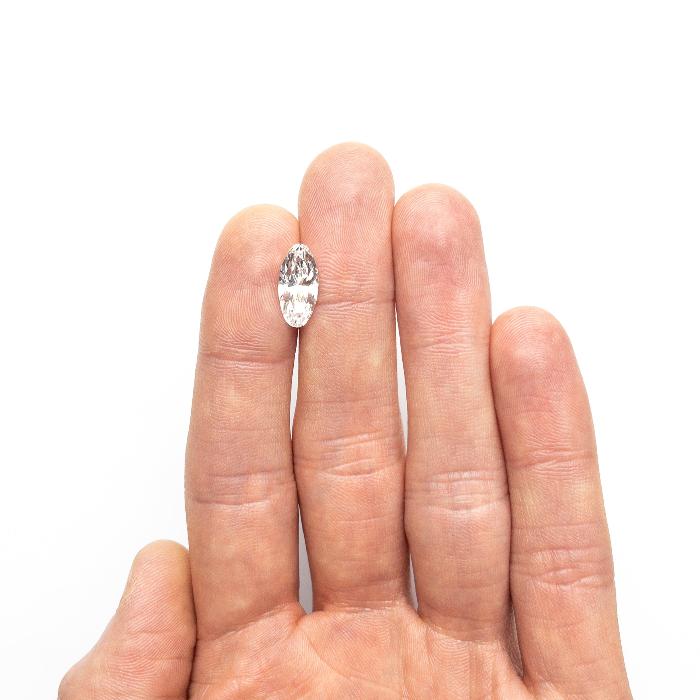 2.56ct 14.14x6.69x4.10mm GIA VS2 D Moval Brilliant 26663-01