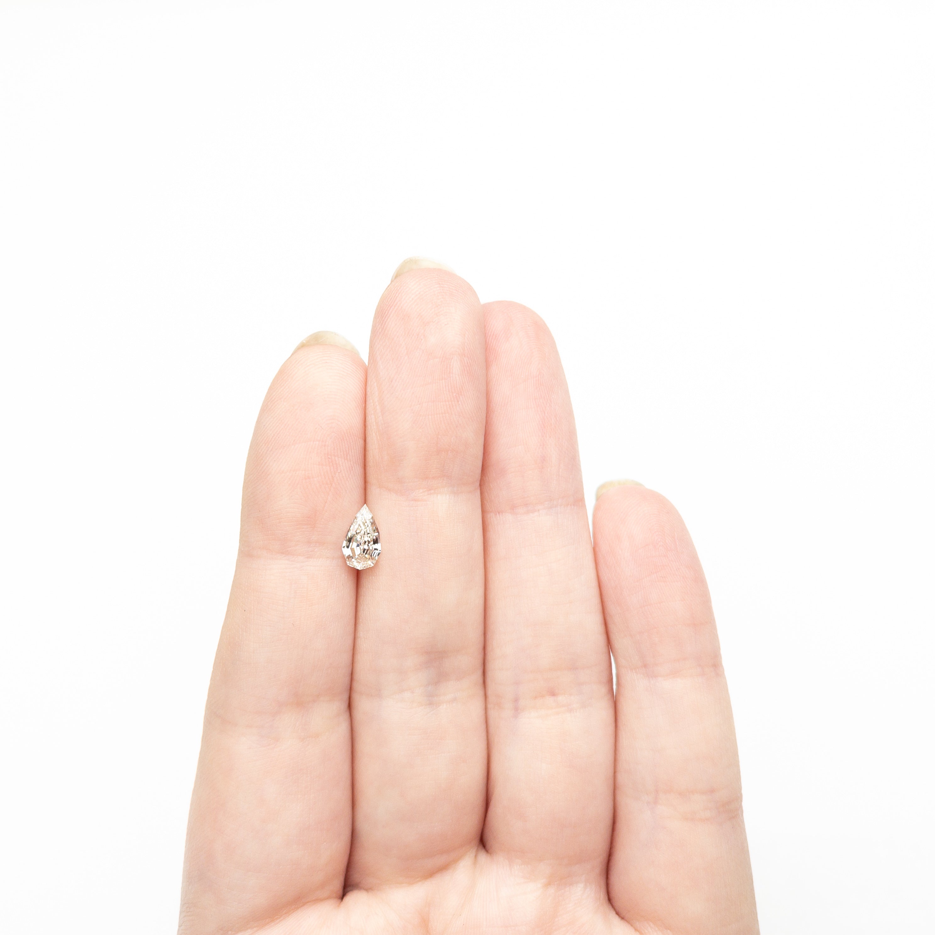 0.78ct 8.13x4.71x3.04mm VS1 L Geo Pear Step Cut ๐ฟ๐ฆ 27364-14