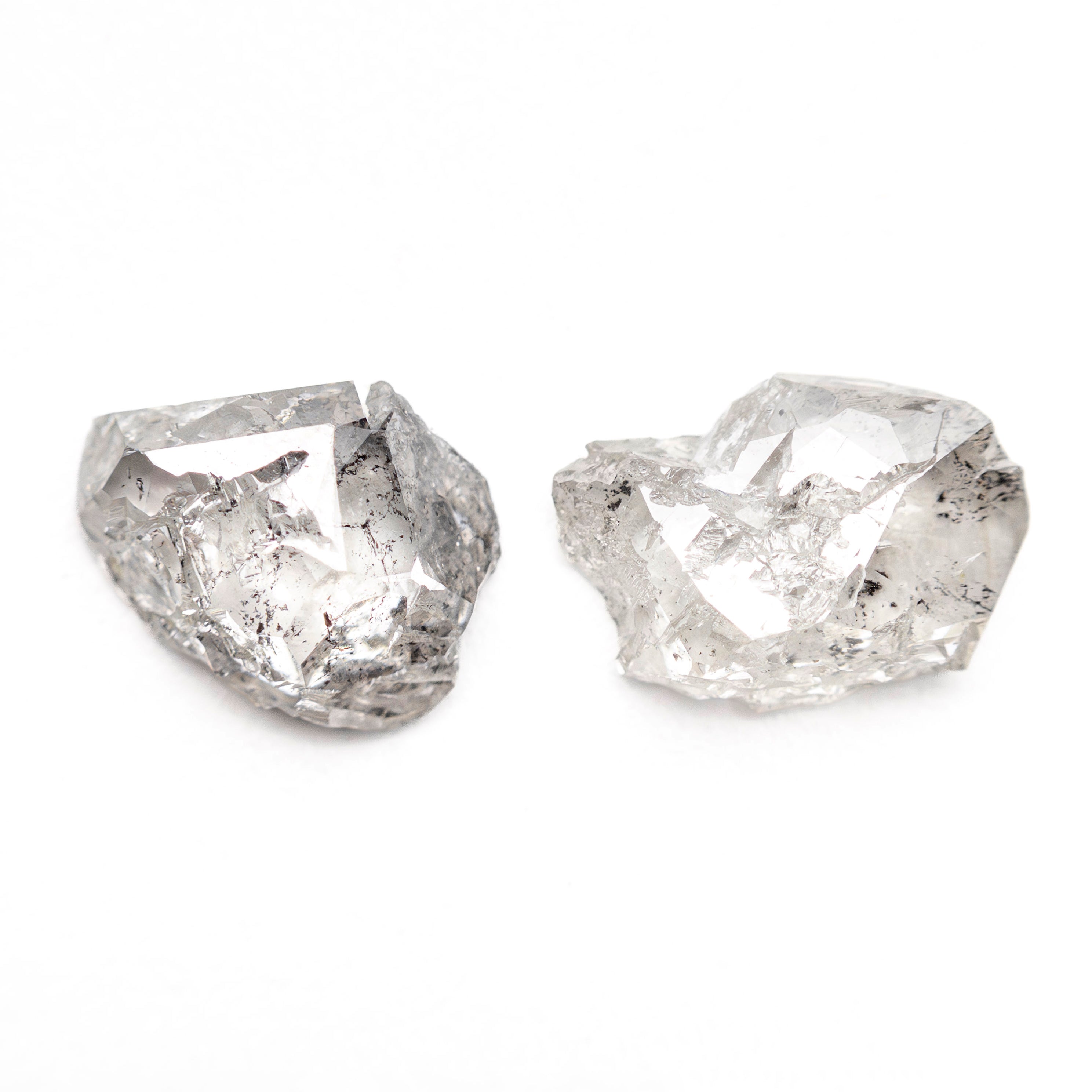 2.55cttw 2pc 7.93x6.39x3.01mm 8.60x6.19x2.94mm Polished Raw Diamond Matching Pair 🇨🇦 27698-01