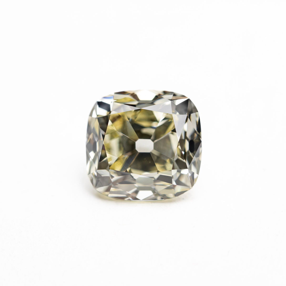 1.64ct 6.90x6.58x4.45mm VS1 Light Yellow Modern Antique Old Mine Cut 🇨🇦 27992-01