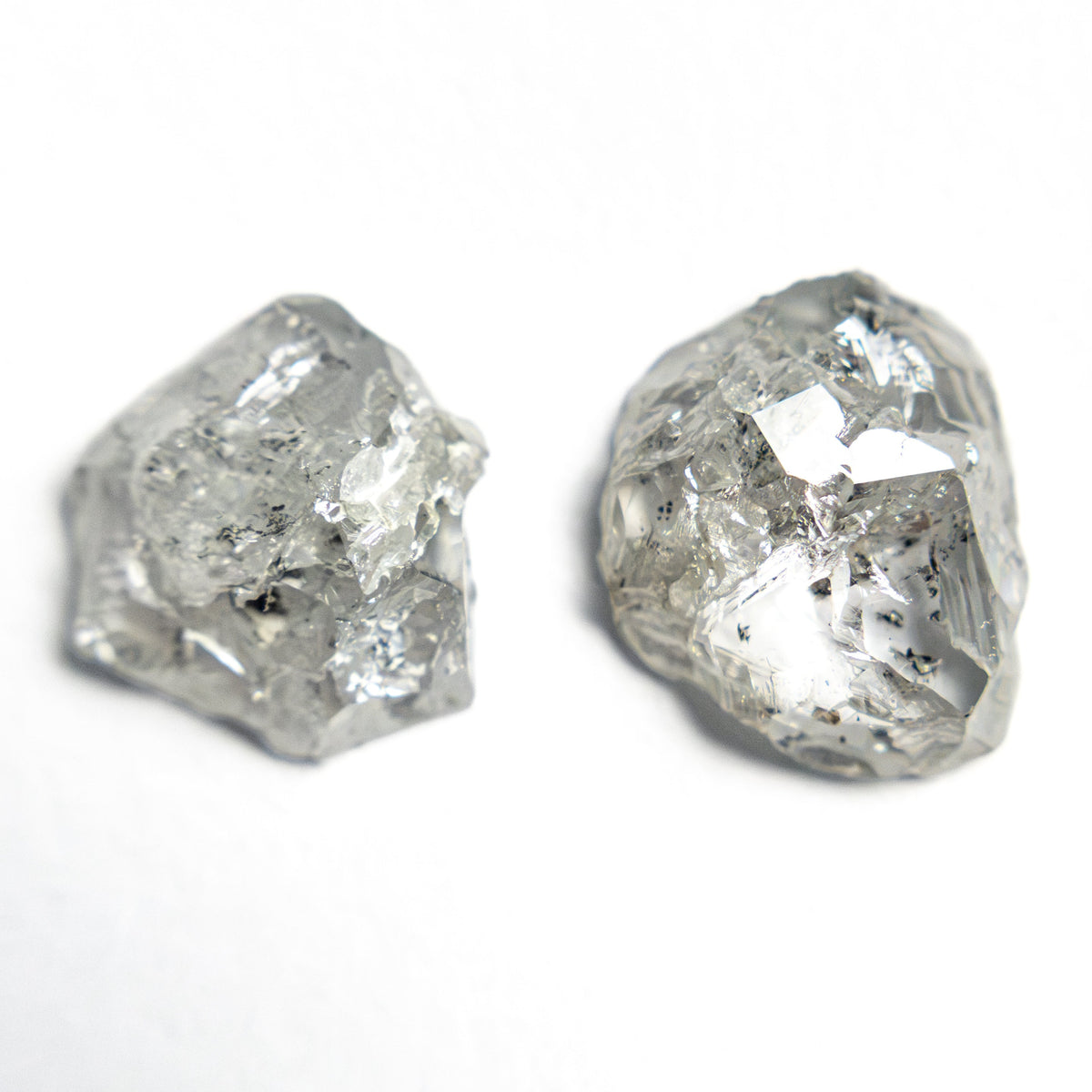 3.47cttw 2pc 9.28x7.63x3.06mm 8.51x7.60x3.15mm Polished Raw Diamond Matching Pair 🇨🇦 28188-01