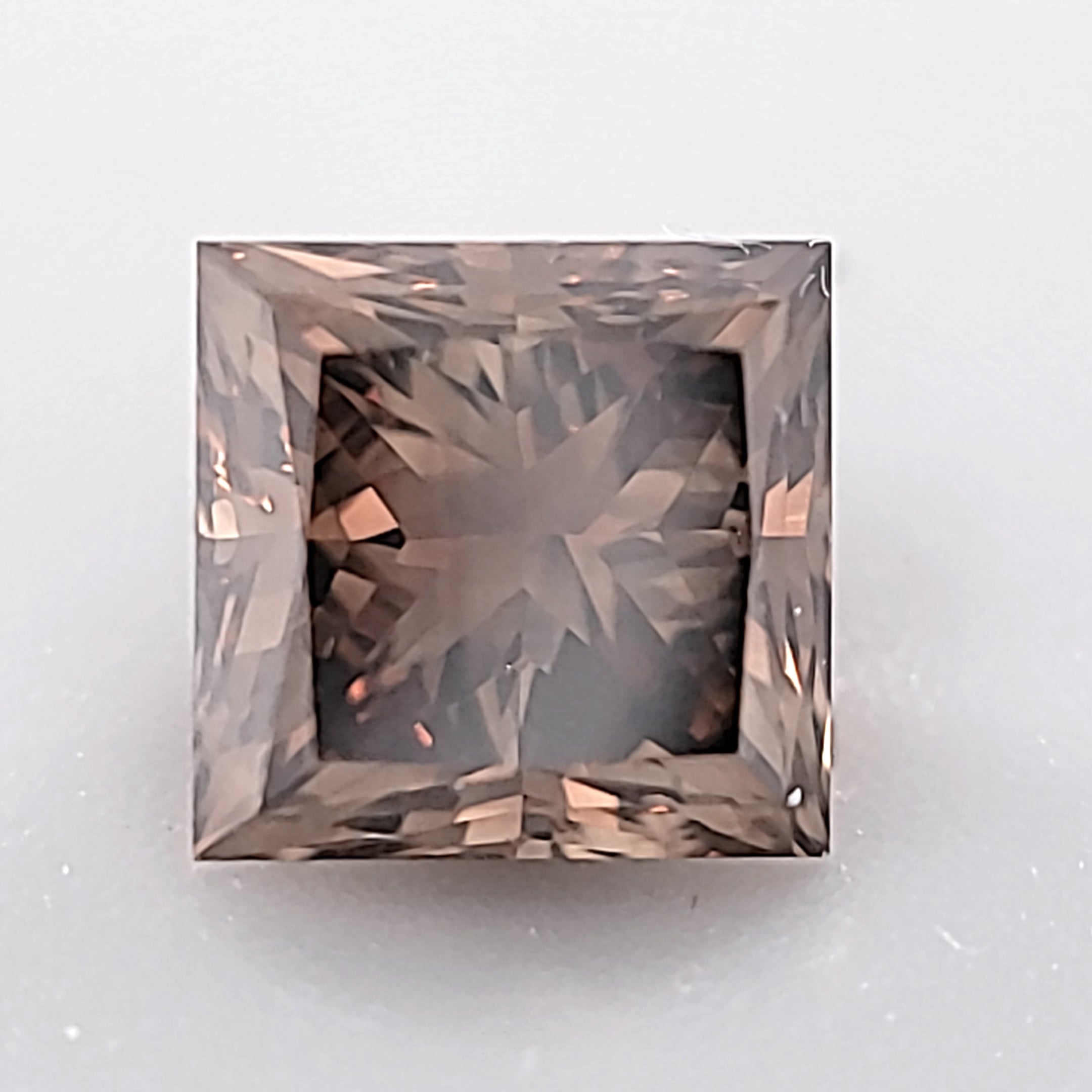 0.71 PR VS2 Fancy Dark, Brown , Yellowish GS #1342011 Cut G Colour Enhanced