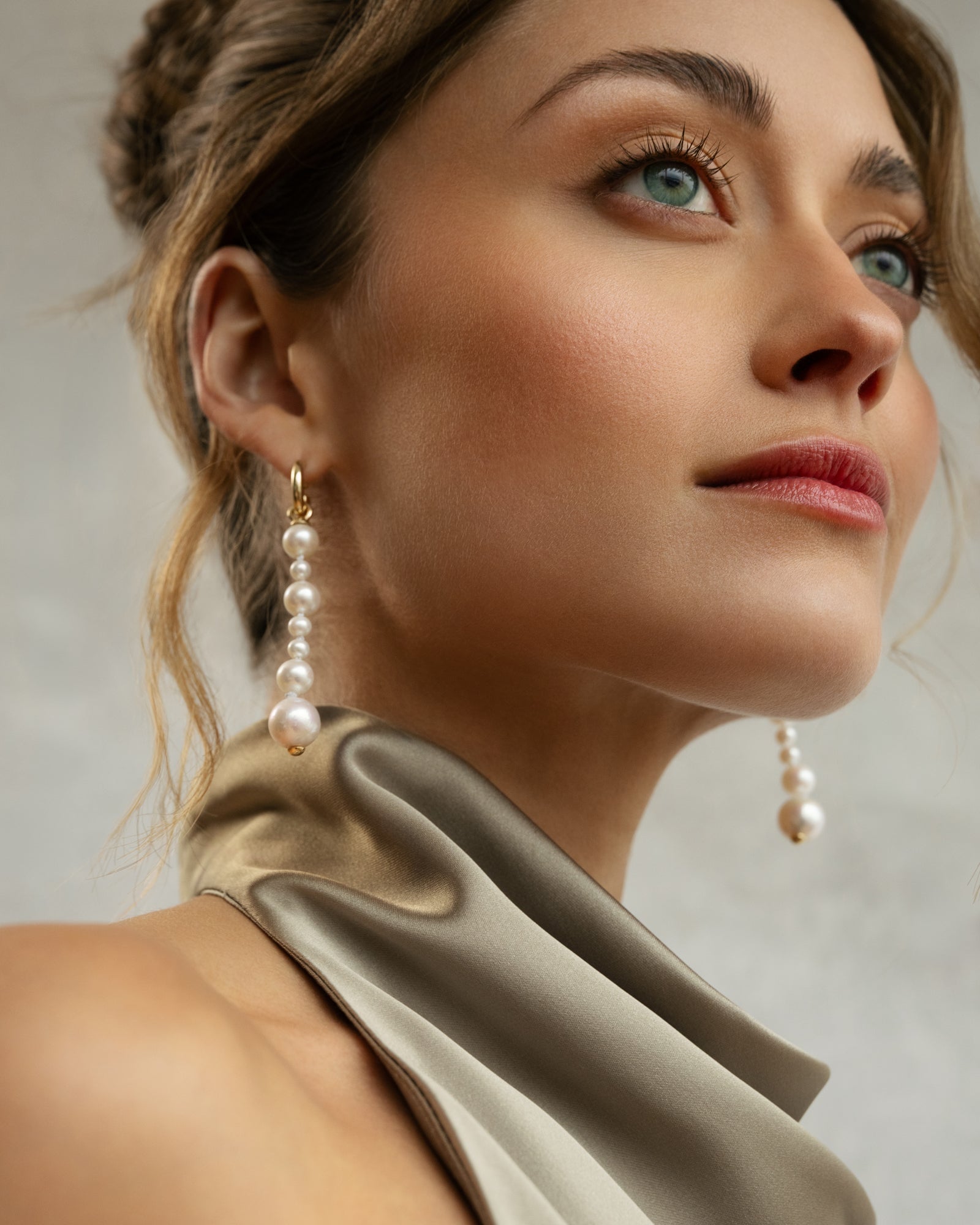 Form Drop Earrings - Long