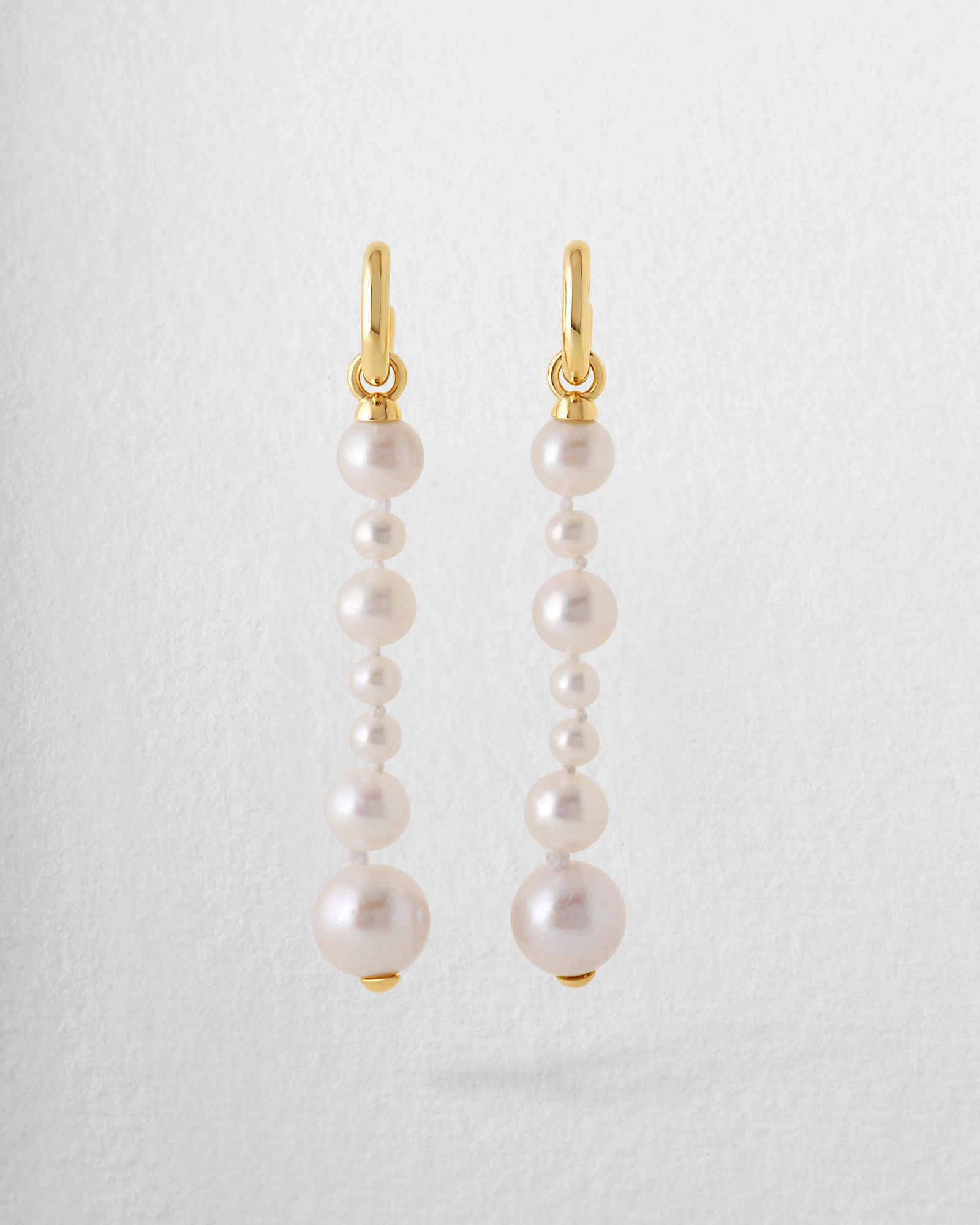 Form Drop Earrings - Long