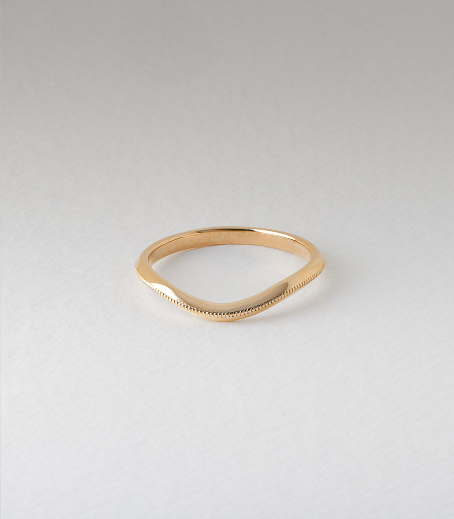 Haven Ring with Milgrain