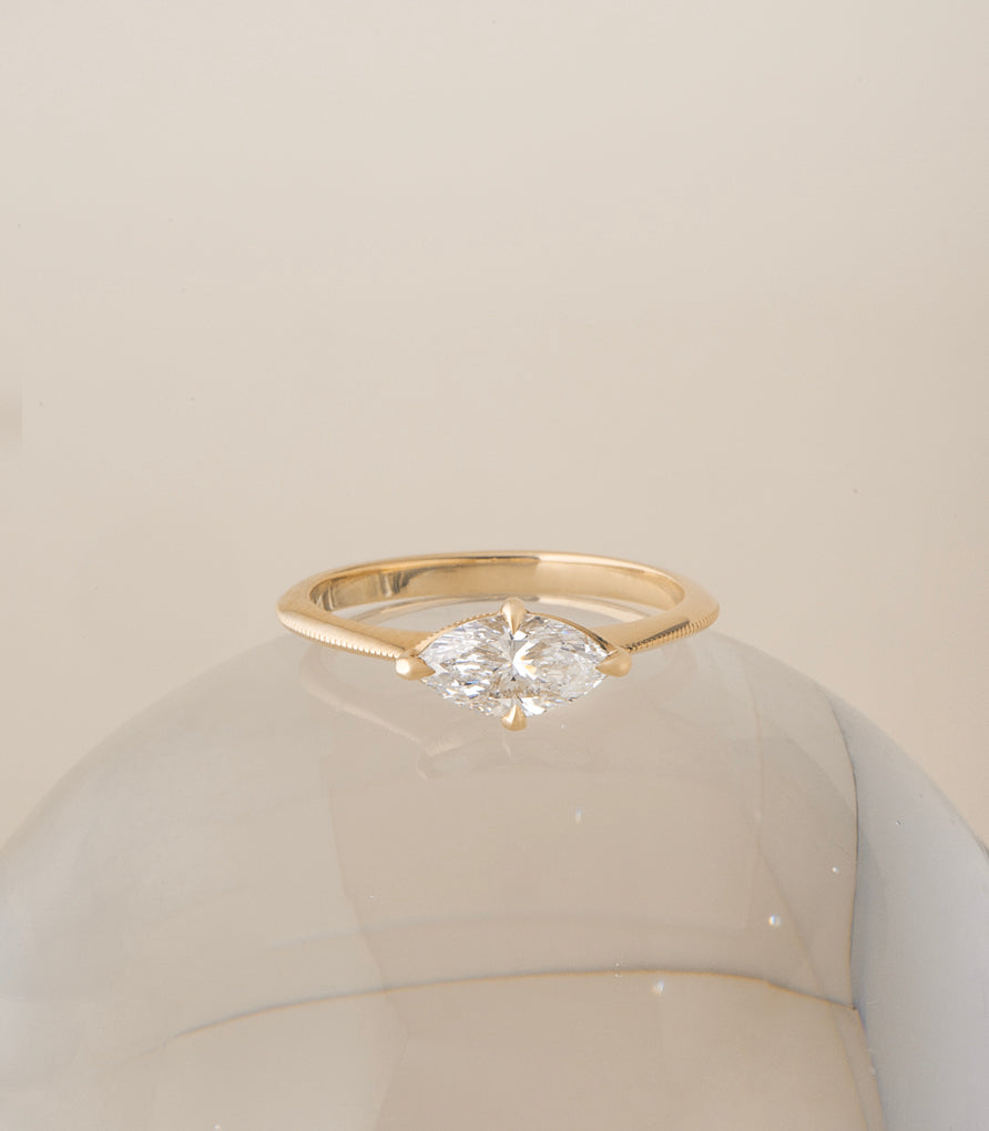 Ali Ring - Canadian Marquise Diamond