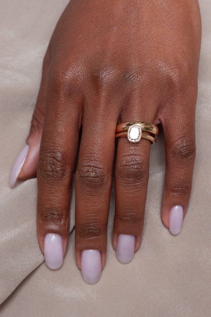 Bella Ring - Cushion-Cut Canadian Diamond