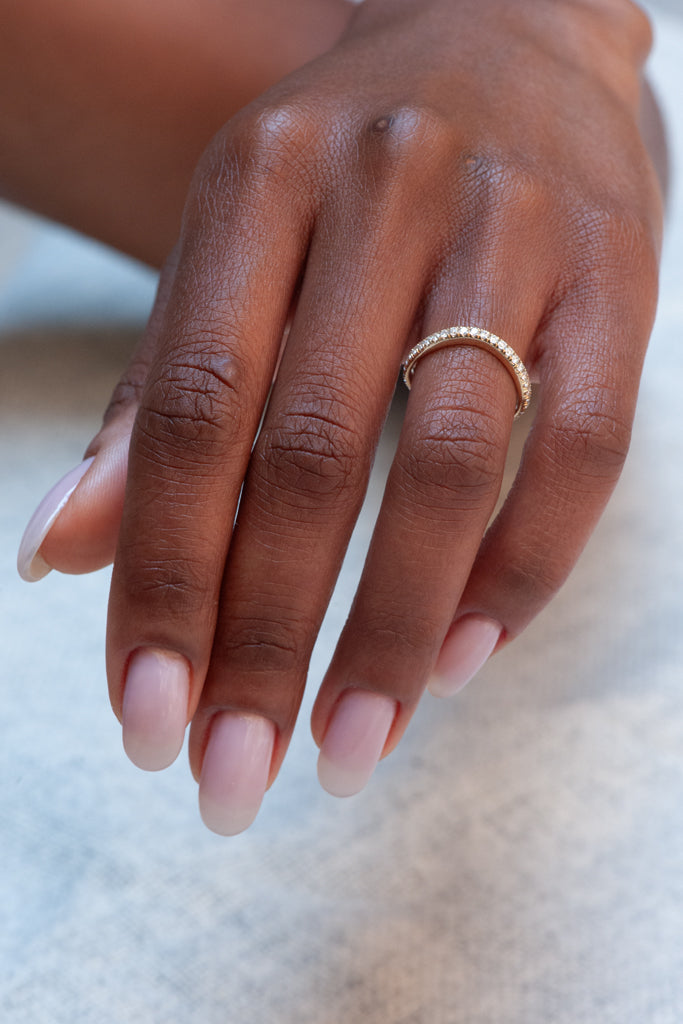 Diamond Contour Ring