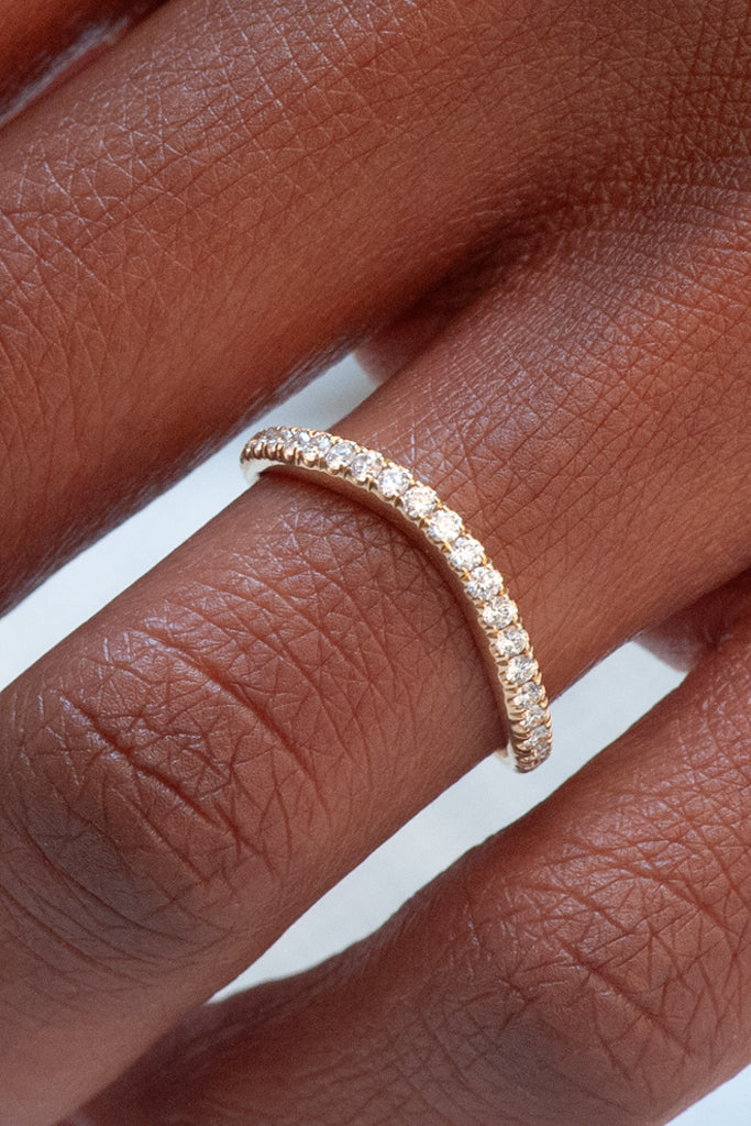 Diamond Contour Ring
