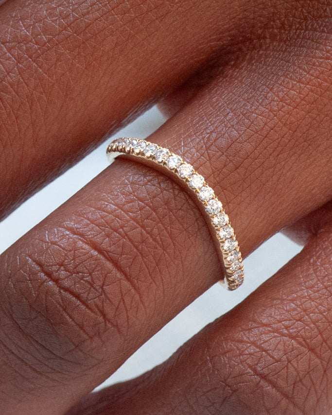 Diamond Contour Ring