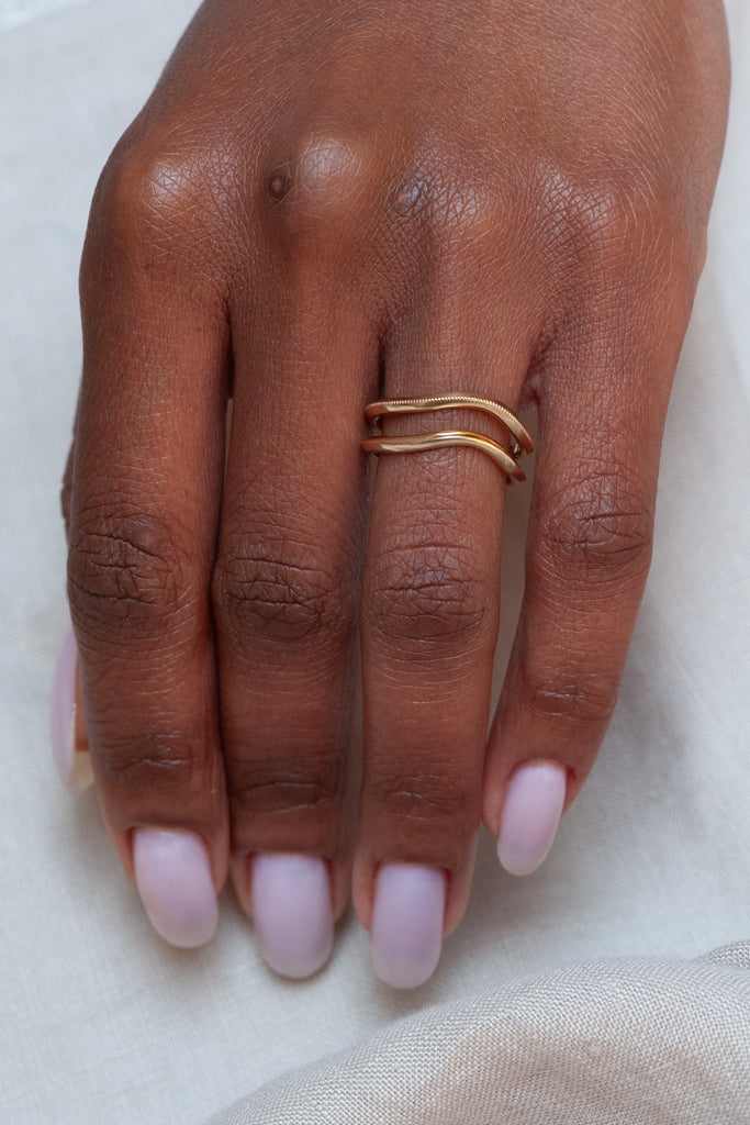 Haven Ring with Milgrain