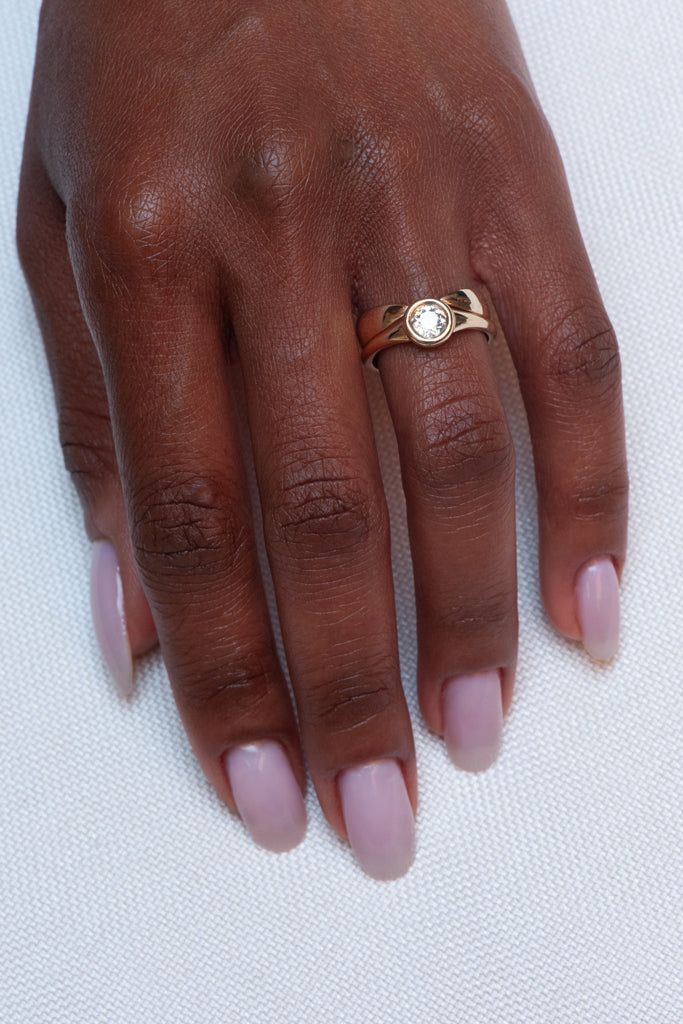 Wide Torc Ring