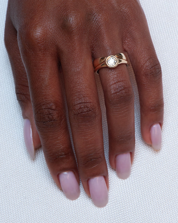 Wide Torc Ring