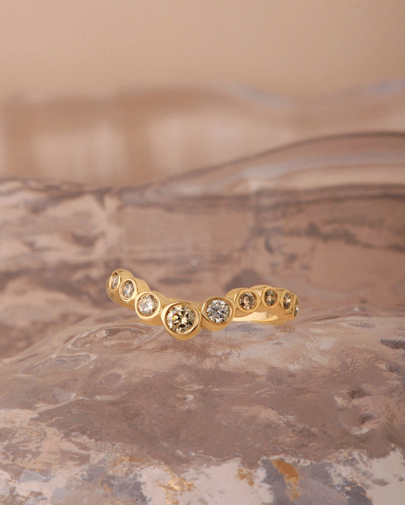 Aurora Ring - Champagne Canadian Diamonds