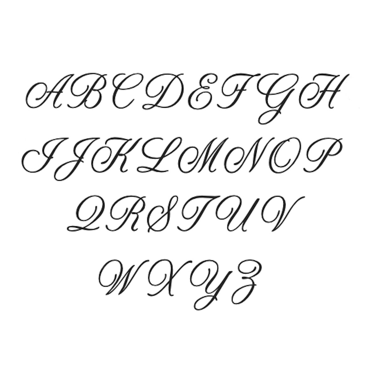 Hand engraving - Single letter