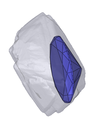 0.50 OV E VS1 EX VG Canada Diavik Sourced Canadian GIA 6532578043 RTDVK22209