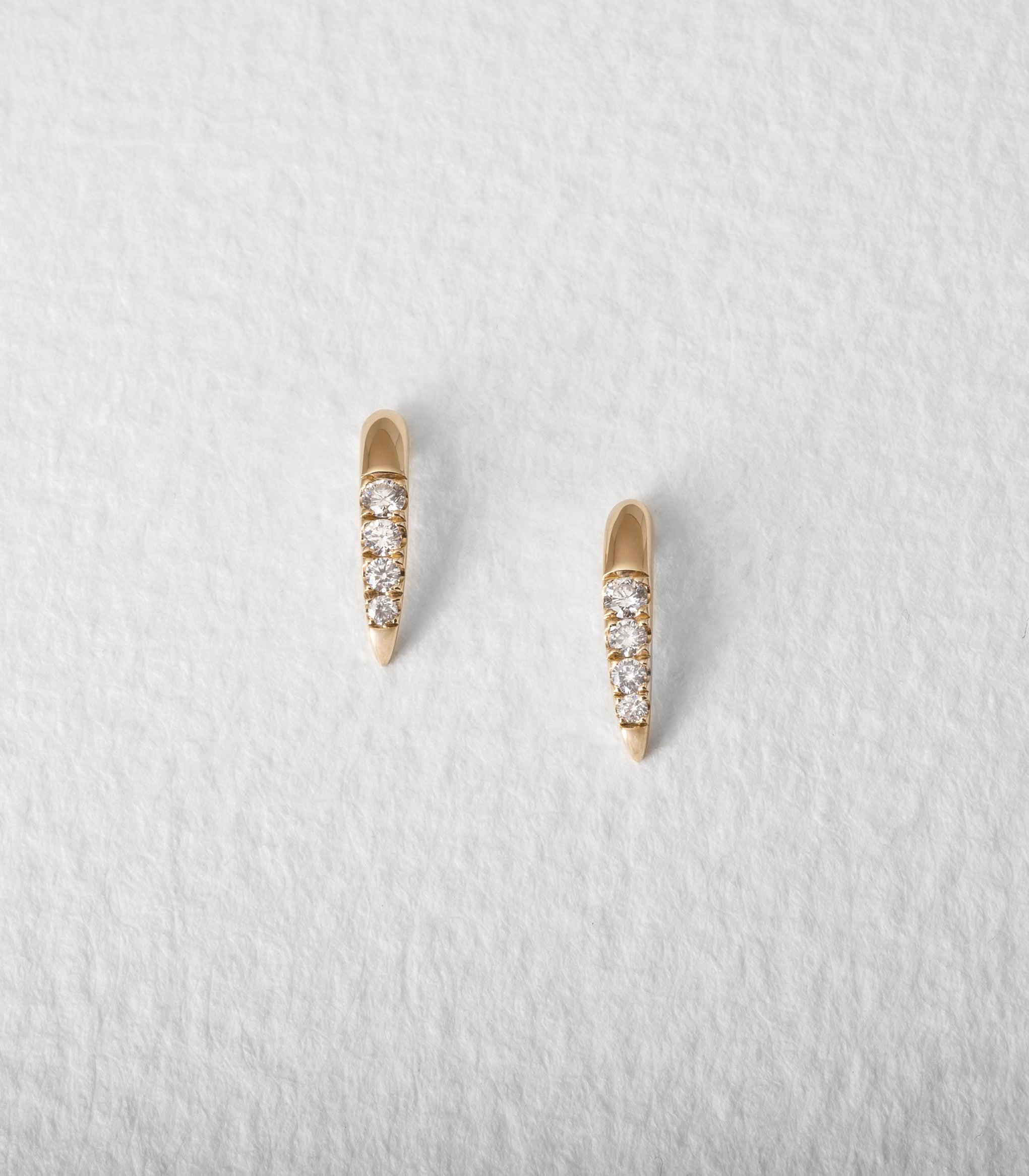 Diamond Torc Earrings