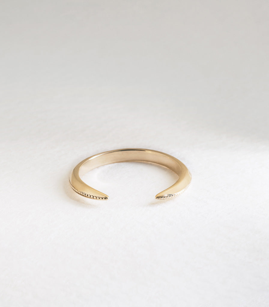 Torc Ring with Milgrain