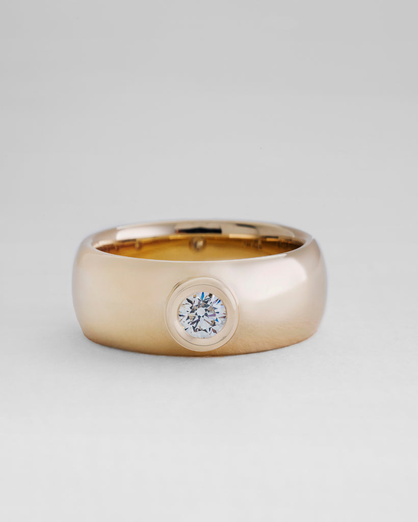 Big Buoy Ring - Round Brilliant Cut Canadian Diamond