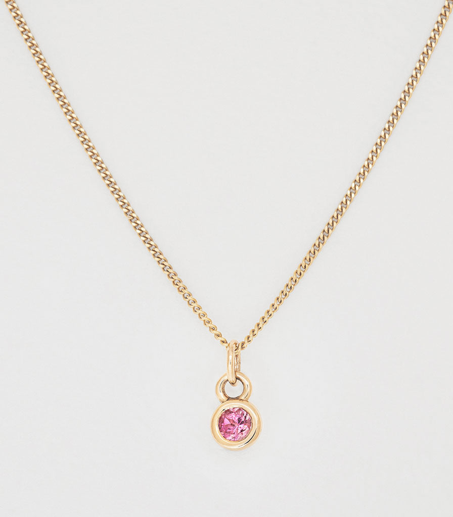 Buoy Charm - Pink Tourmaline